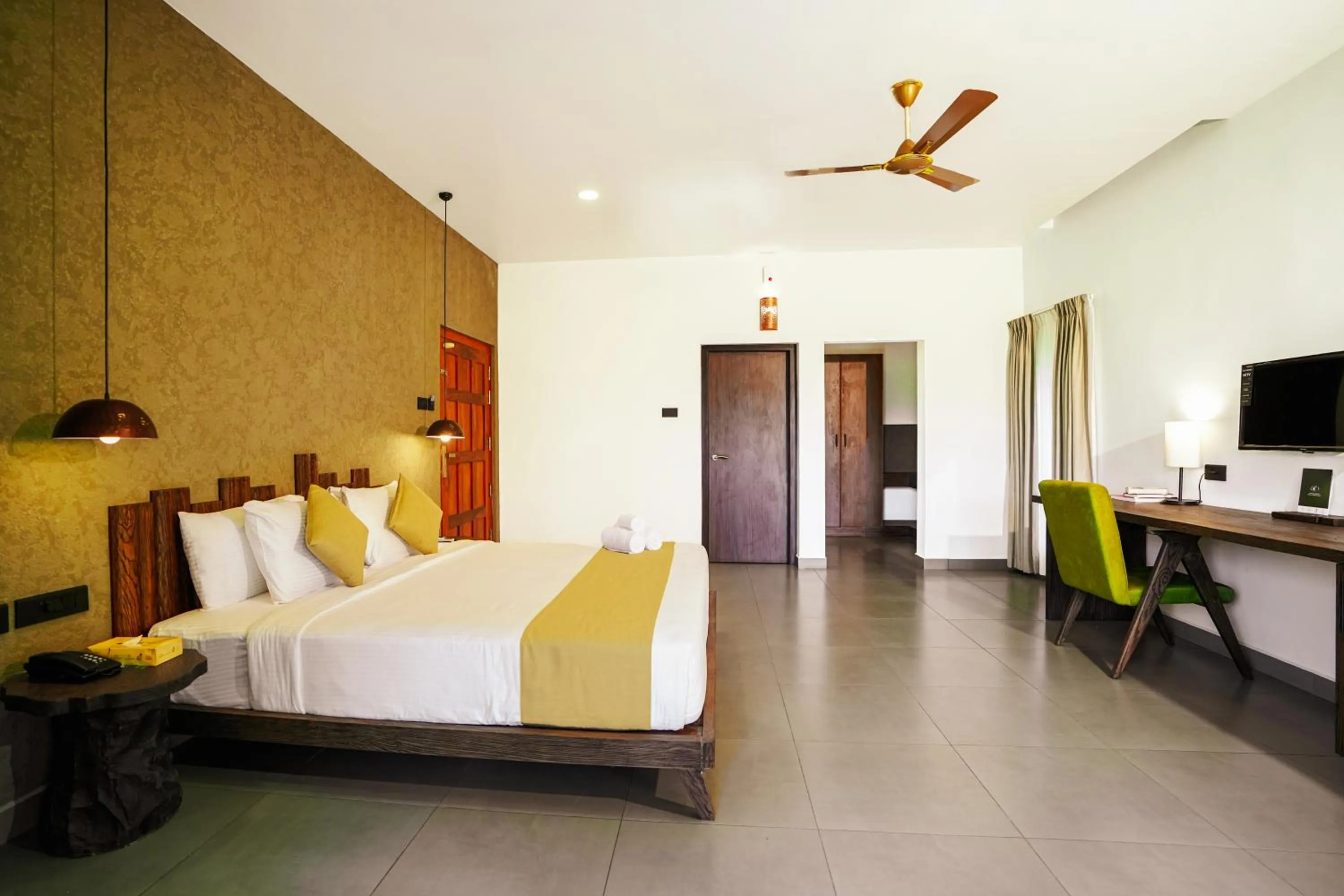 Bedroom, Bed in Maram Resort Mamalakandam