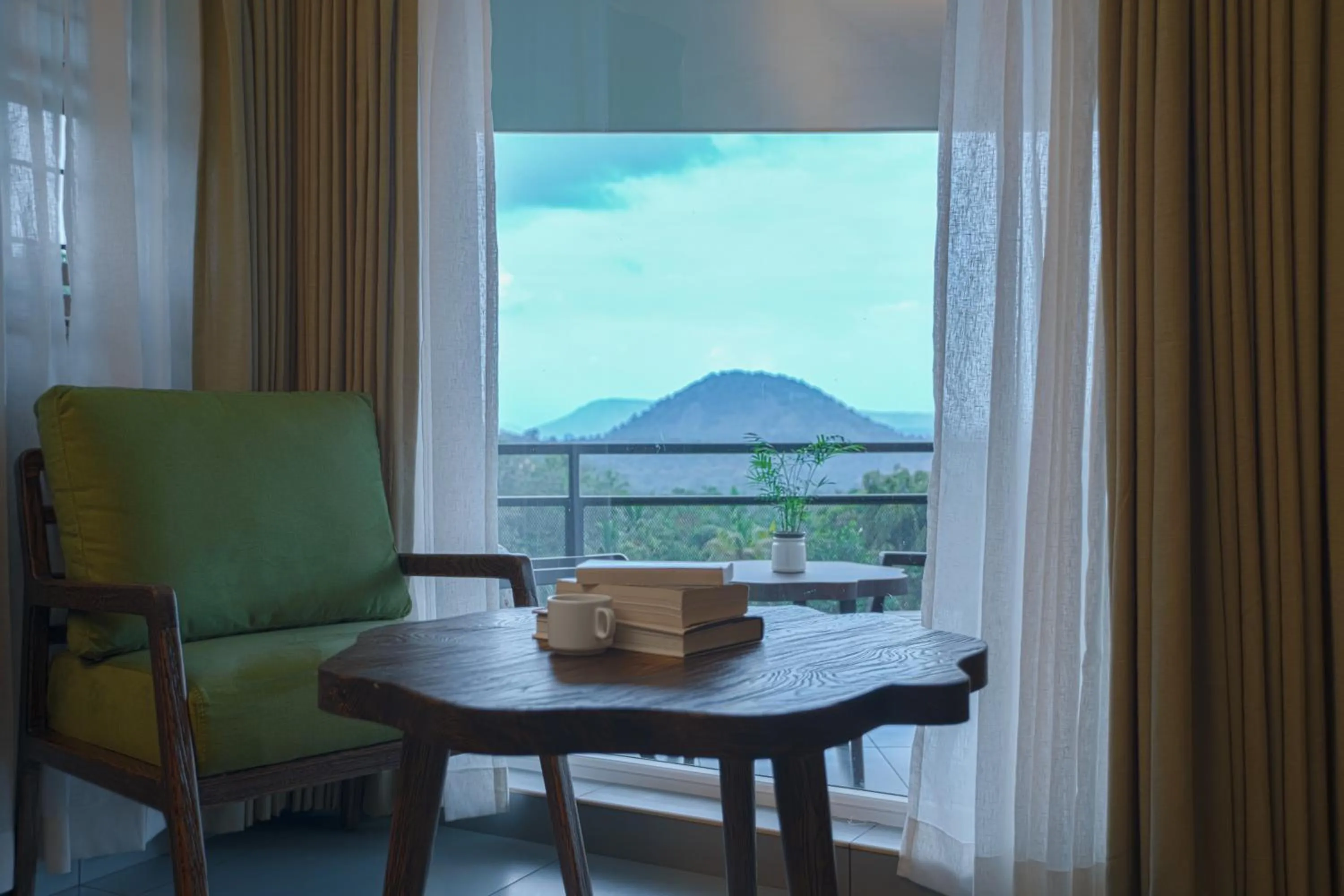 Balcony/Terrace in Maram Resort Mamalakandam