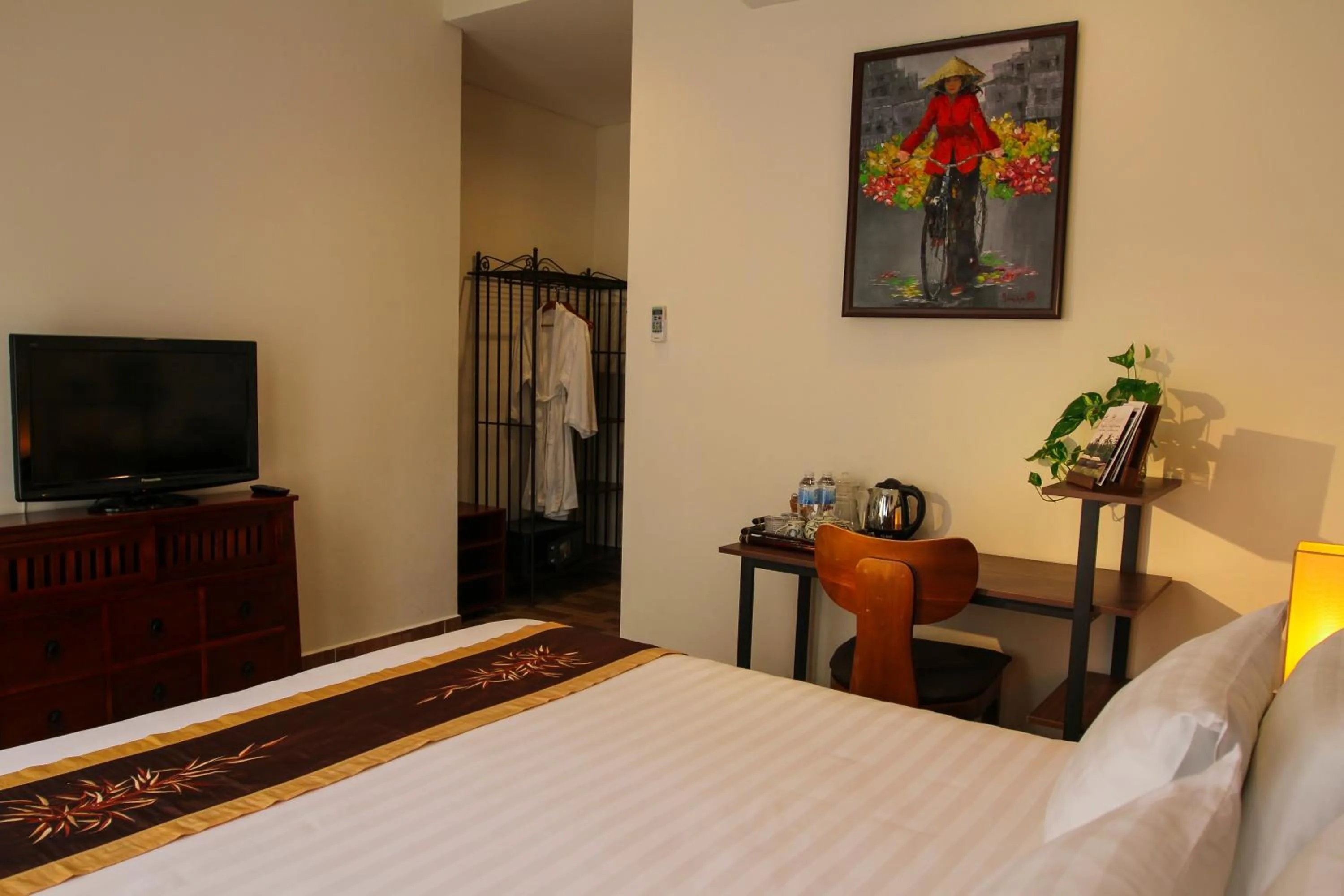 Bed in Nam Bo Boutique Hotel