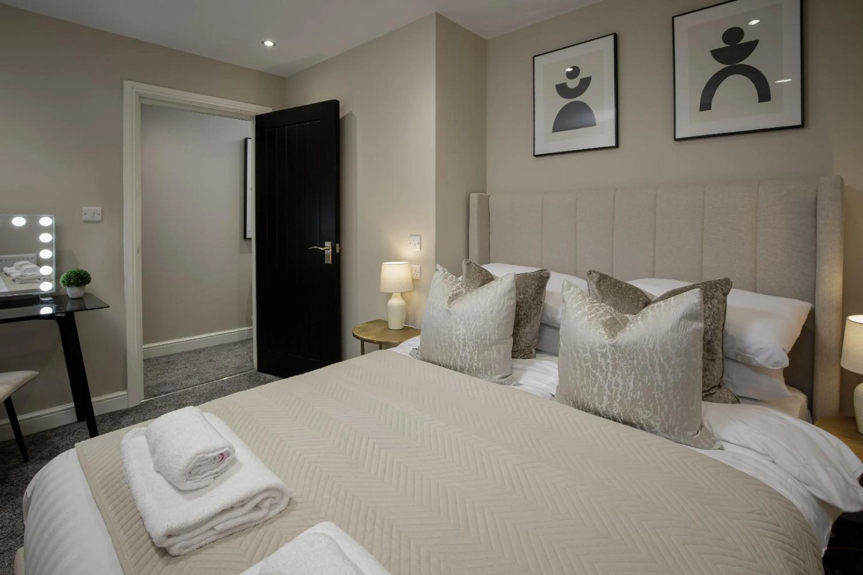 Bedroom, Bed in The Blackpool Beach Boutique Apartments