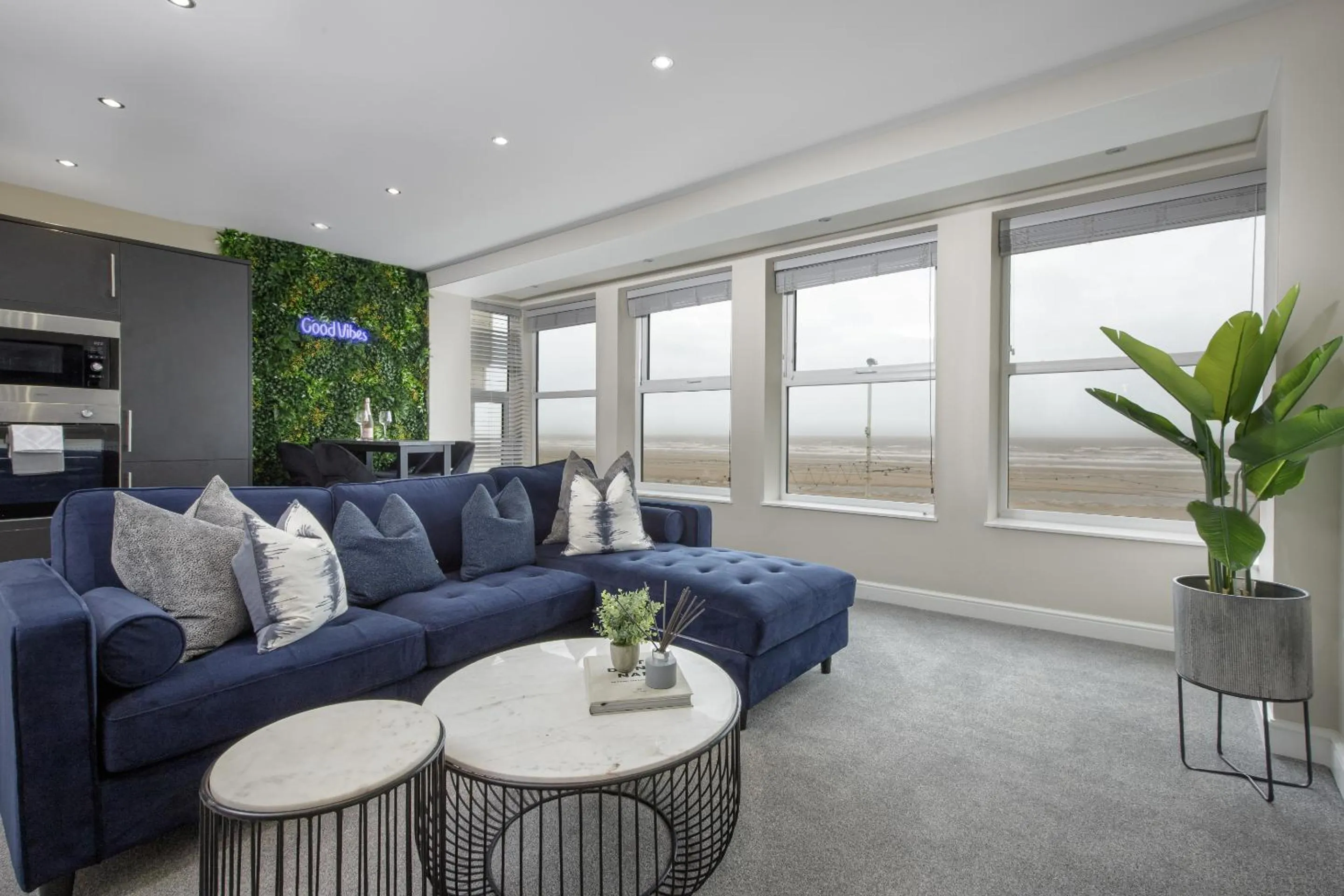 Living room in The Blackpool Beach Boutique Apartments