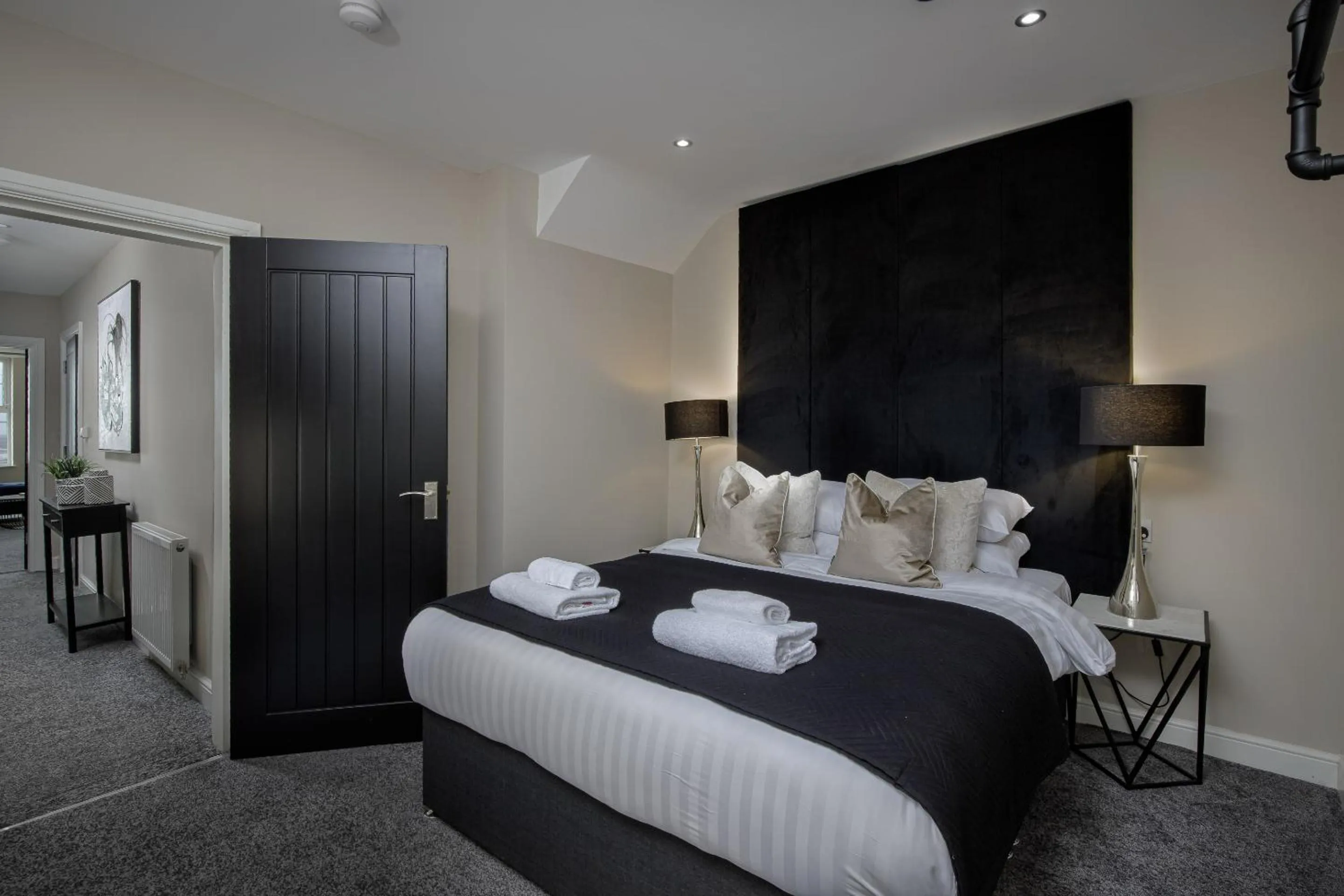 Bedroom, Bed in The Blackpool Beach Boutique Apartments