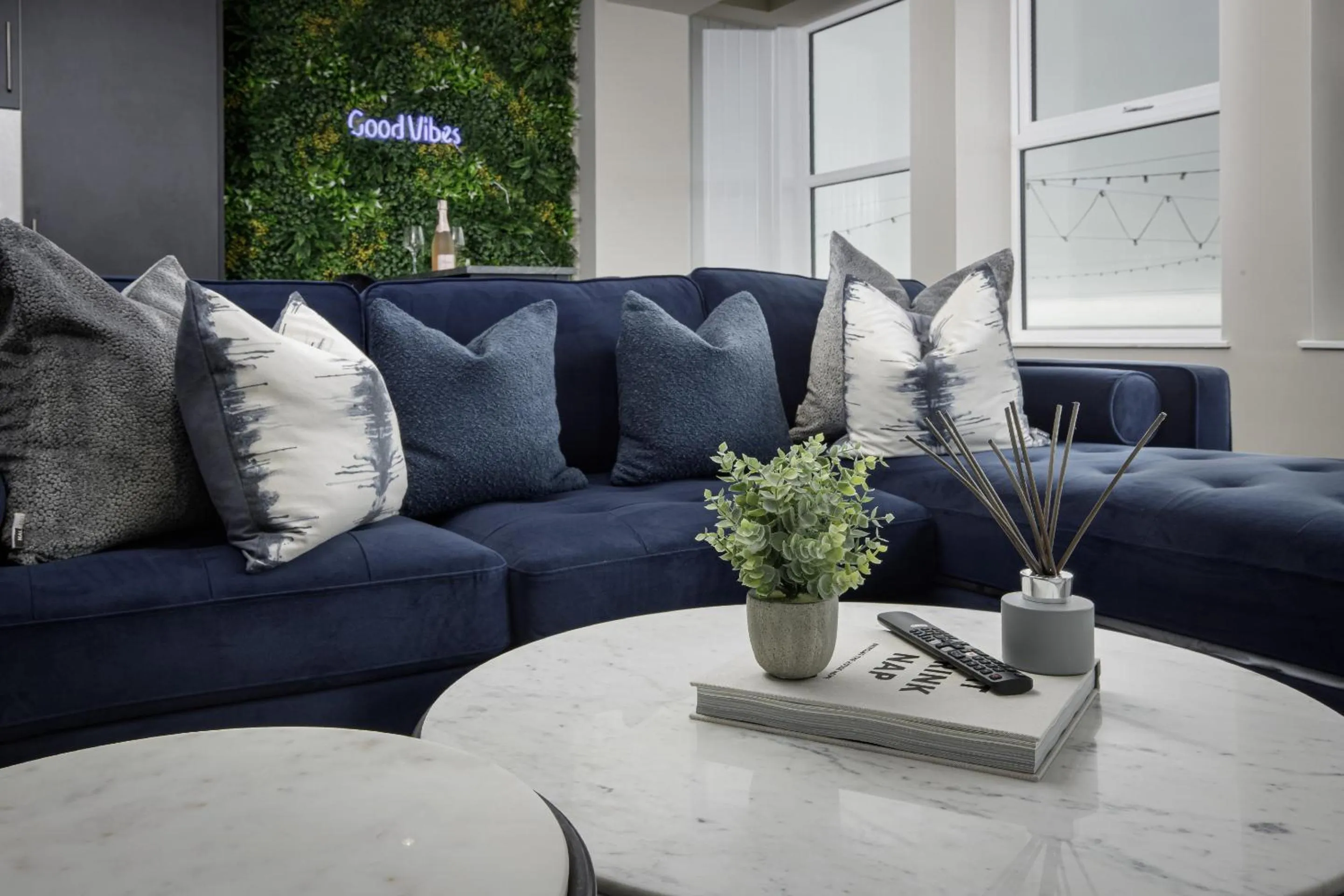 Living room in The Blackpool Beach Boutique Apartments