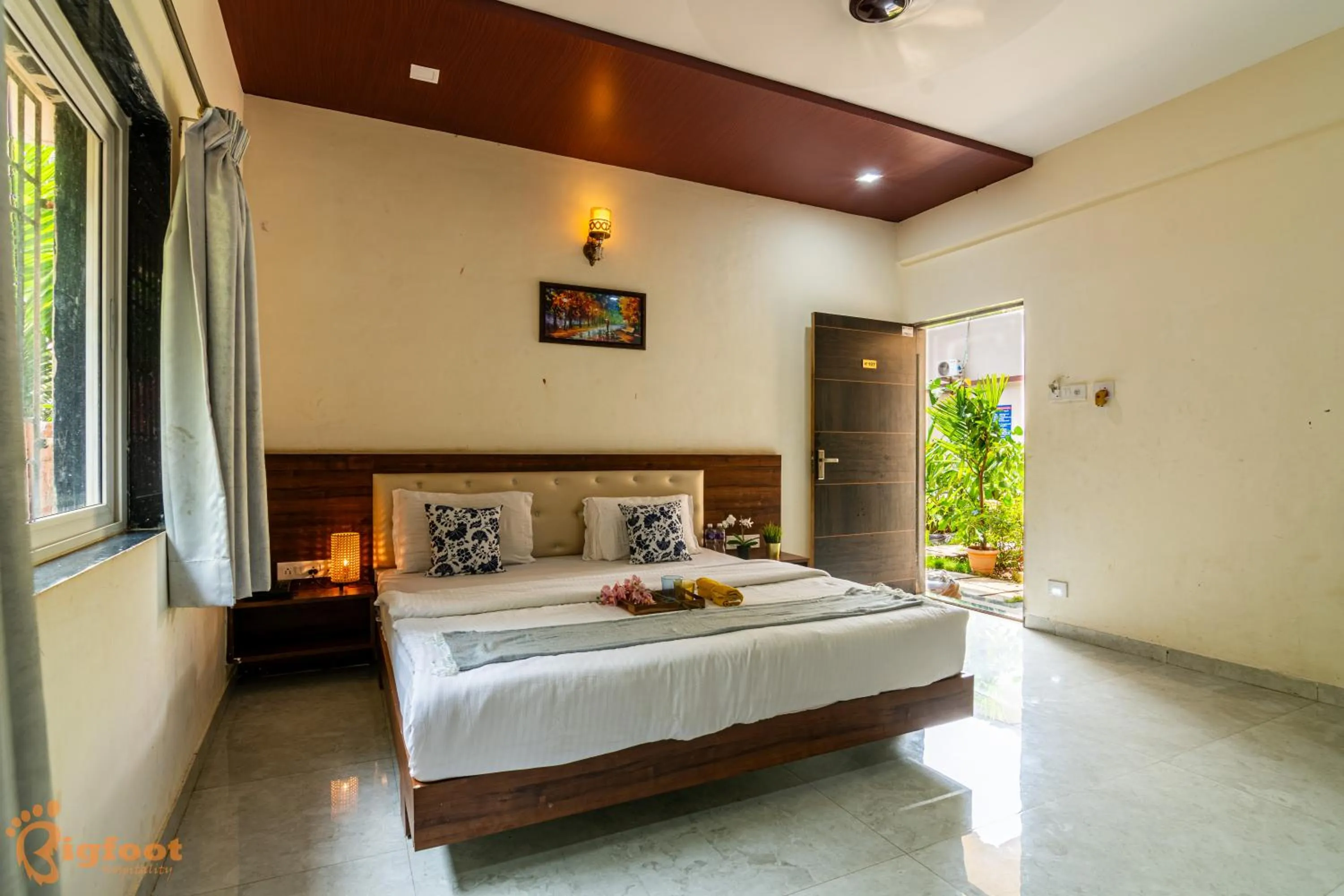 Bed in Arnnas Resort Diveagar