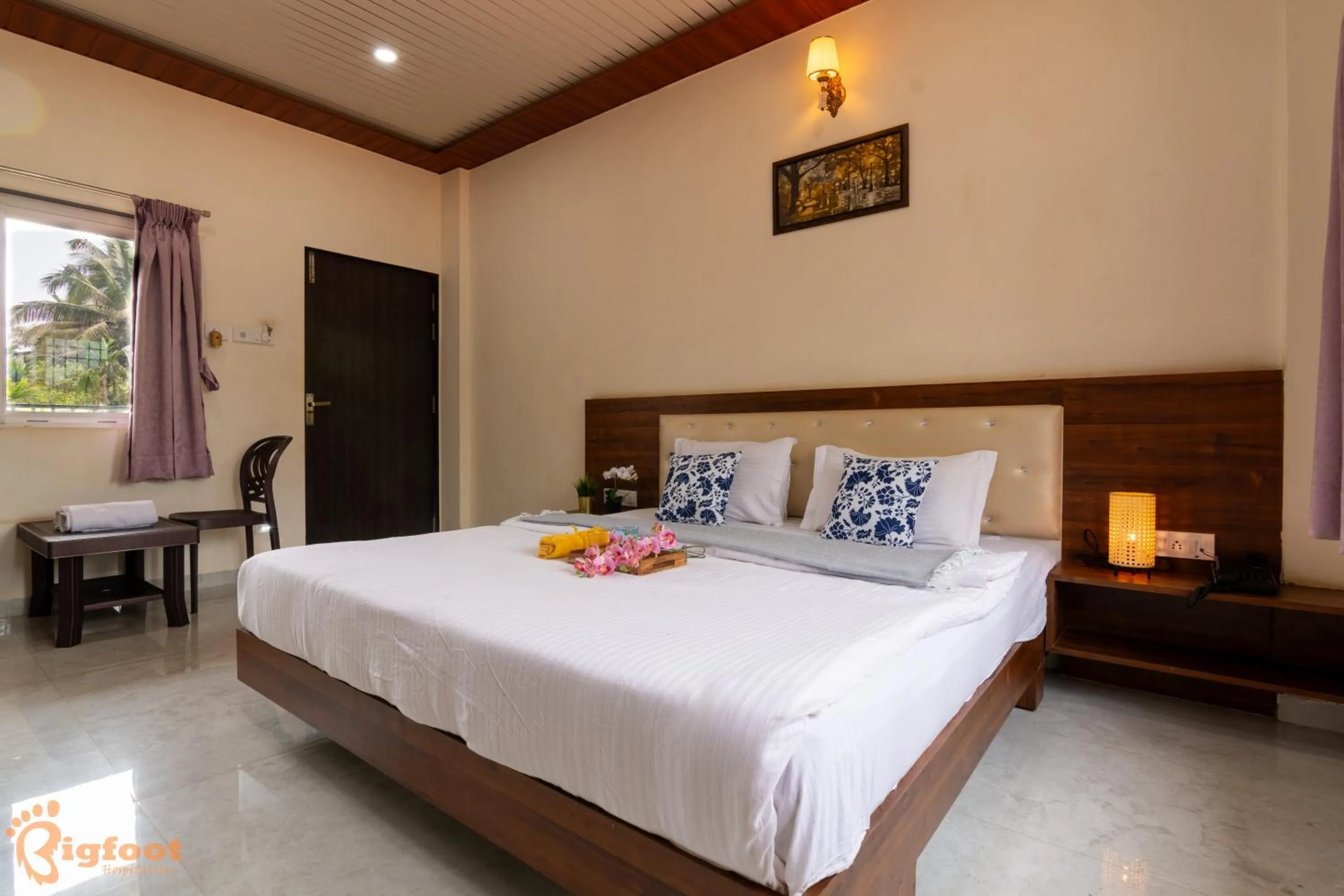 Bed in Arnnas Resort Diveagar