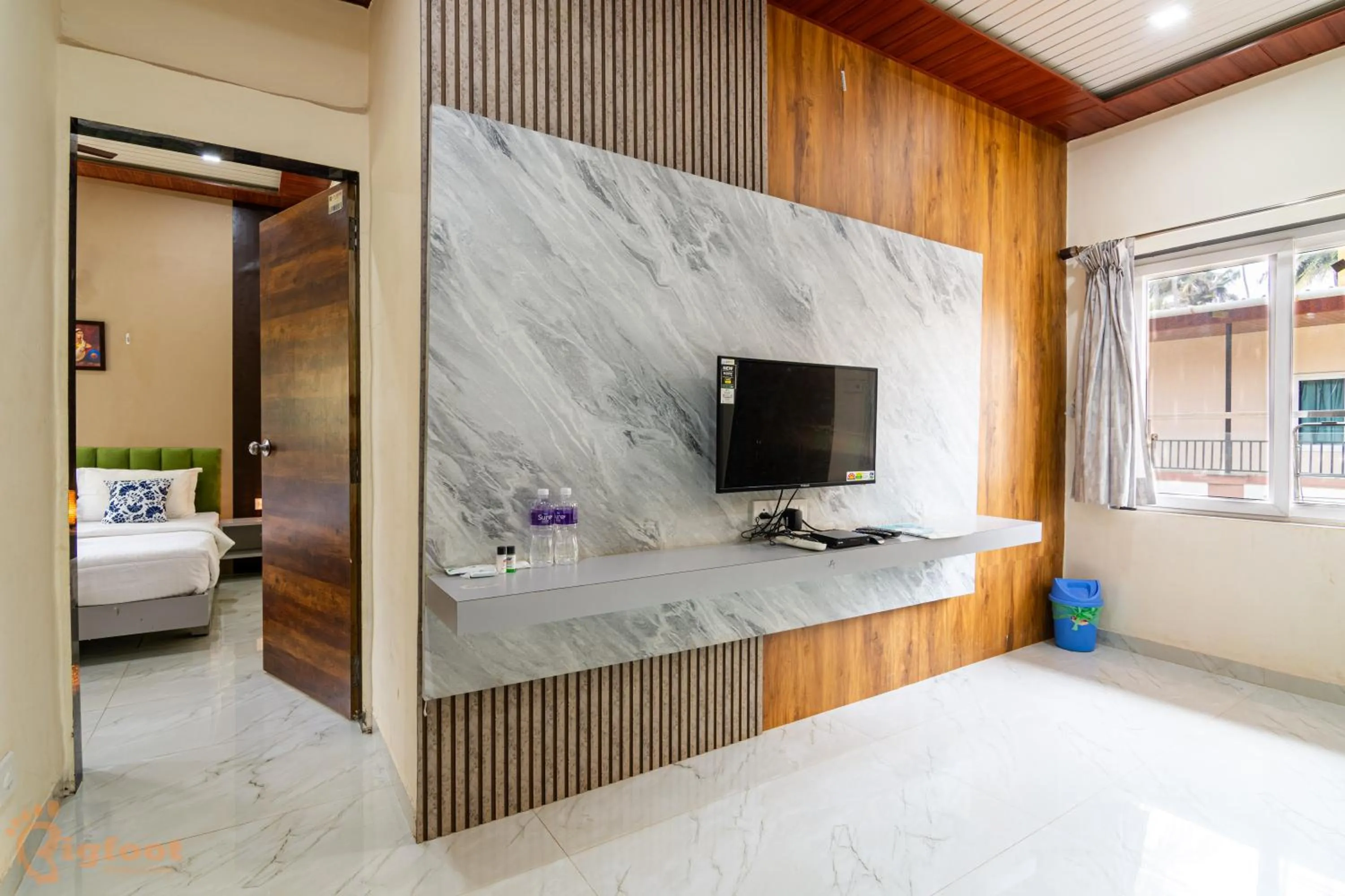 Bed in Arnnas Resort Diveagar