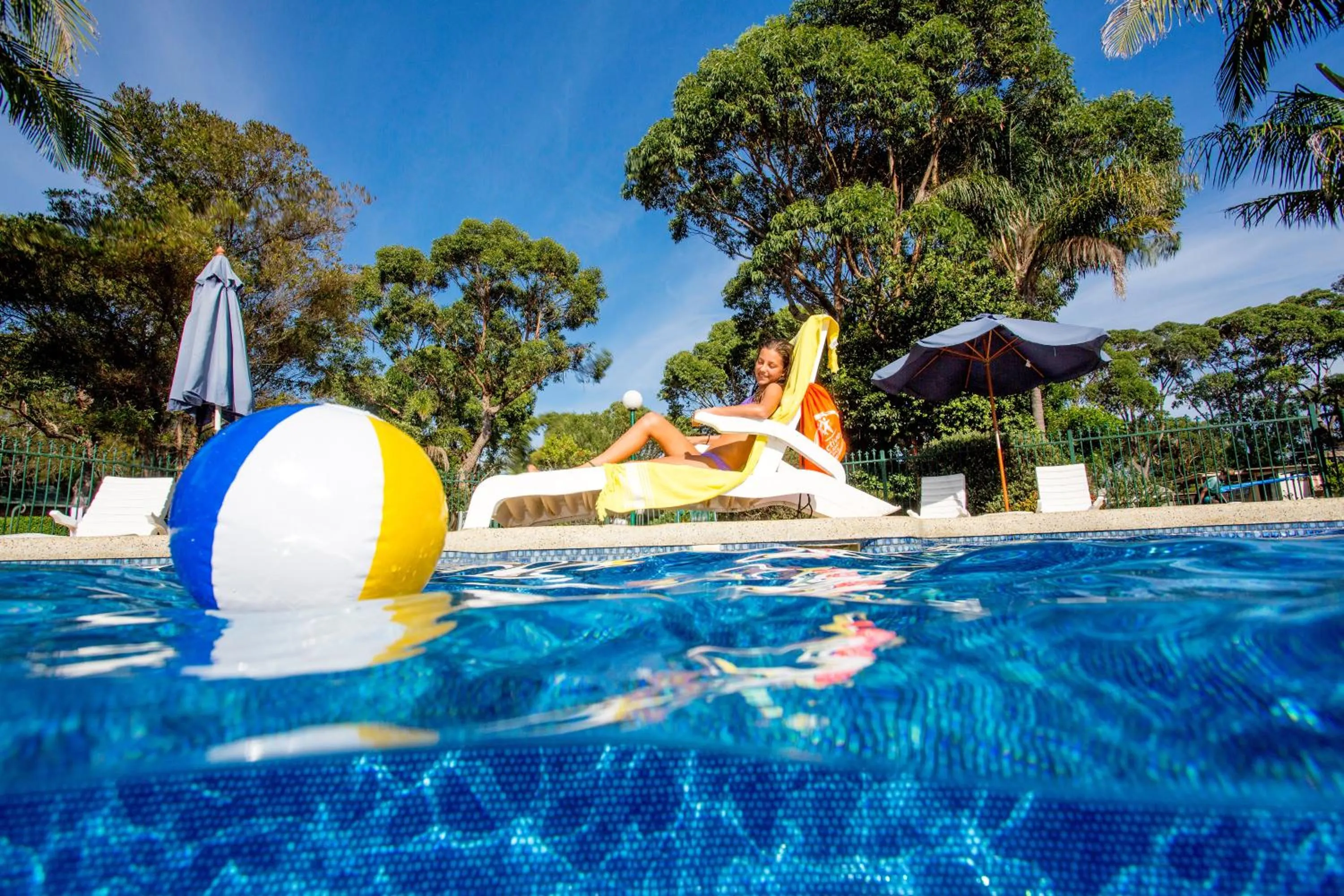 Swimming pool in NRMA Broulee Holiday park