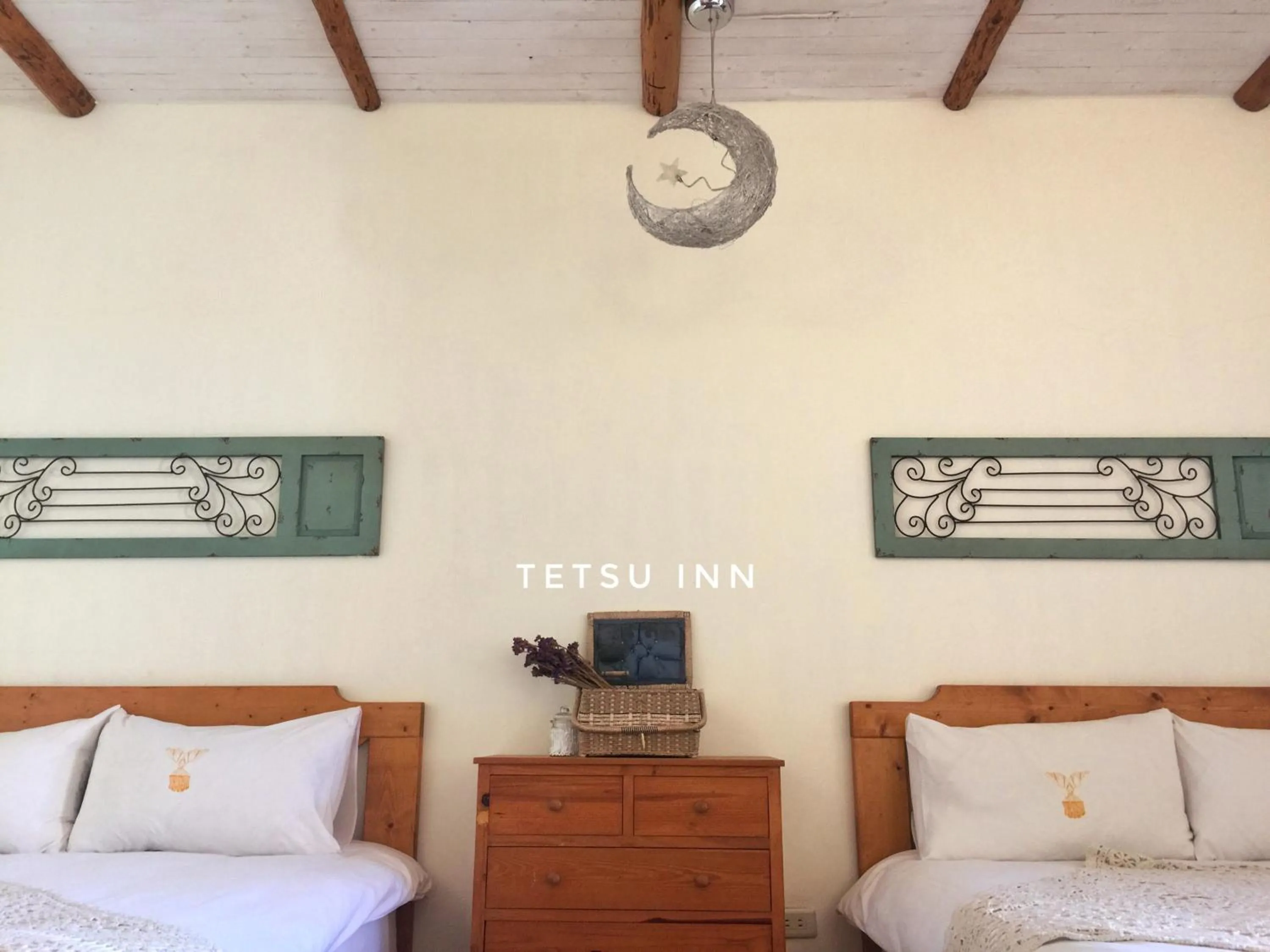 Bed in 墾丁寵物友善 鐵宿 Tetsu B&B