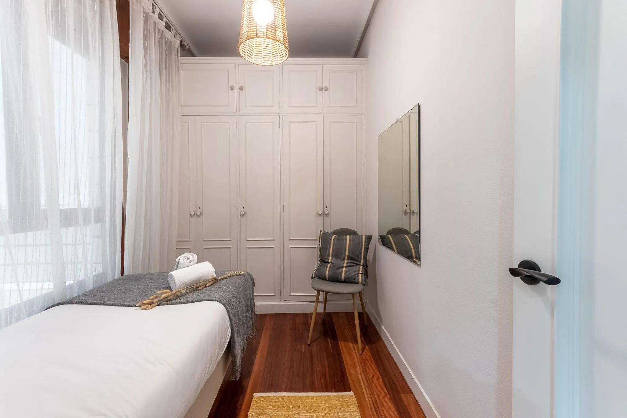 Bedroom, Bed in Confort y buena ubicación - Bilbao centro