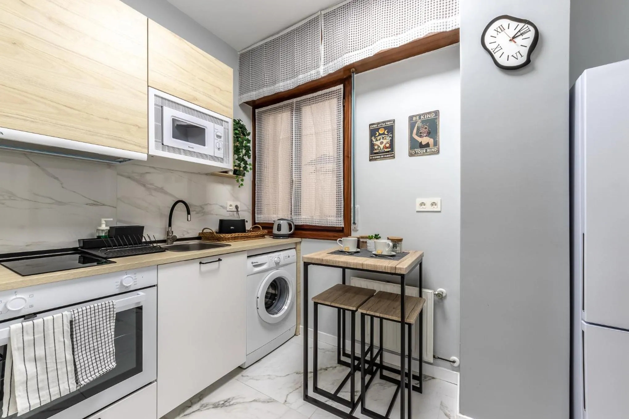 Kitchen or kitchenette in Confort y buena ubicación - Bilbao centro