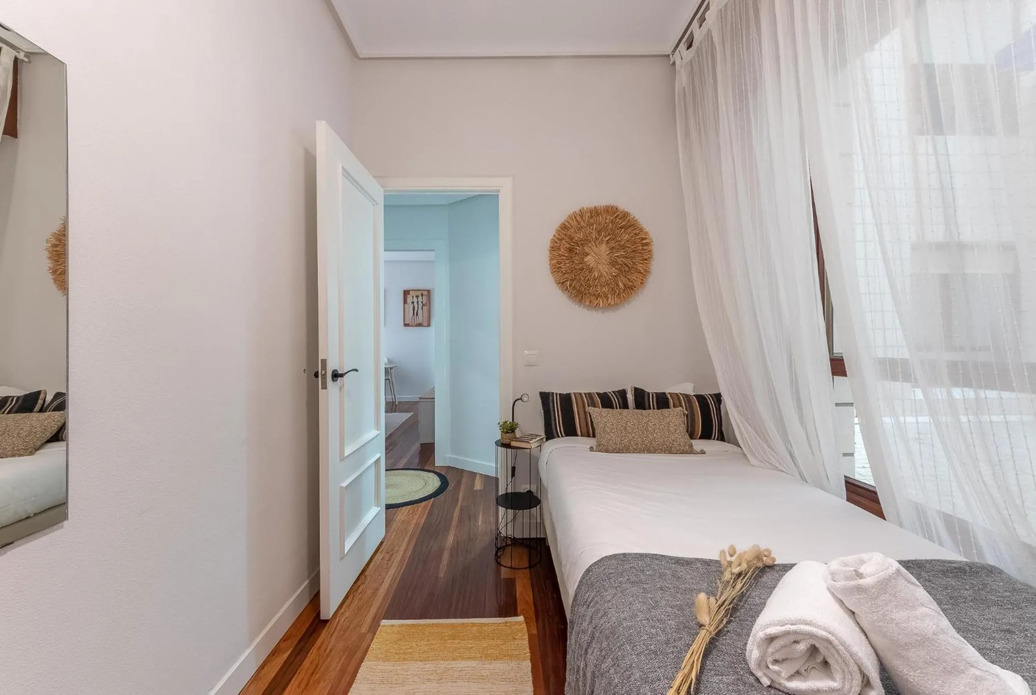 Bedroom, Bed in Confort y buena ubicación - Bilbao centro