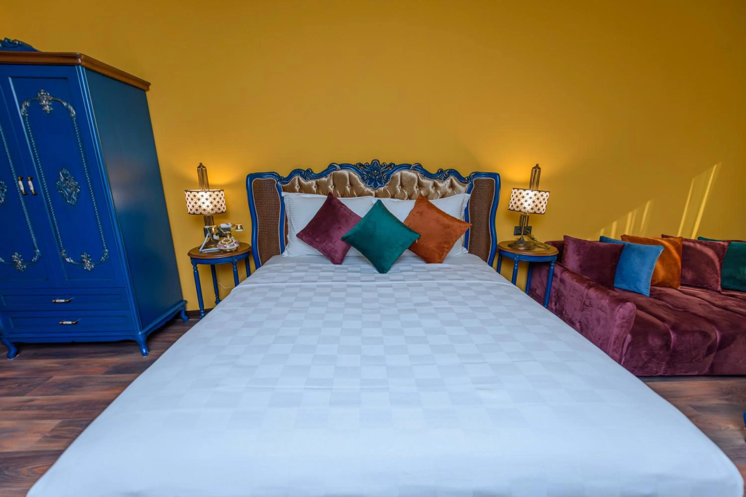 Bed in TOK EPİK HOTEL