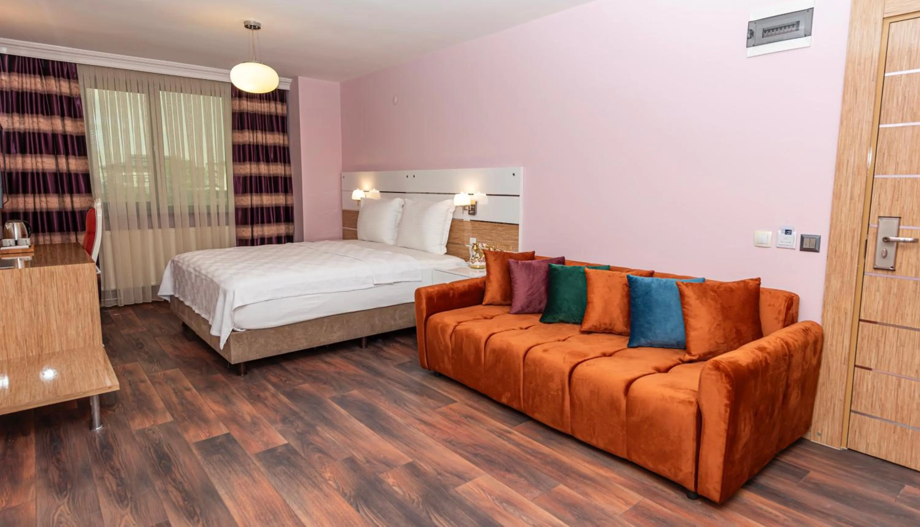 Bed in TOK EPİK HOTEL