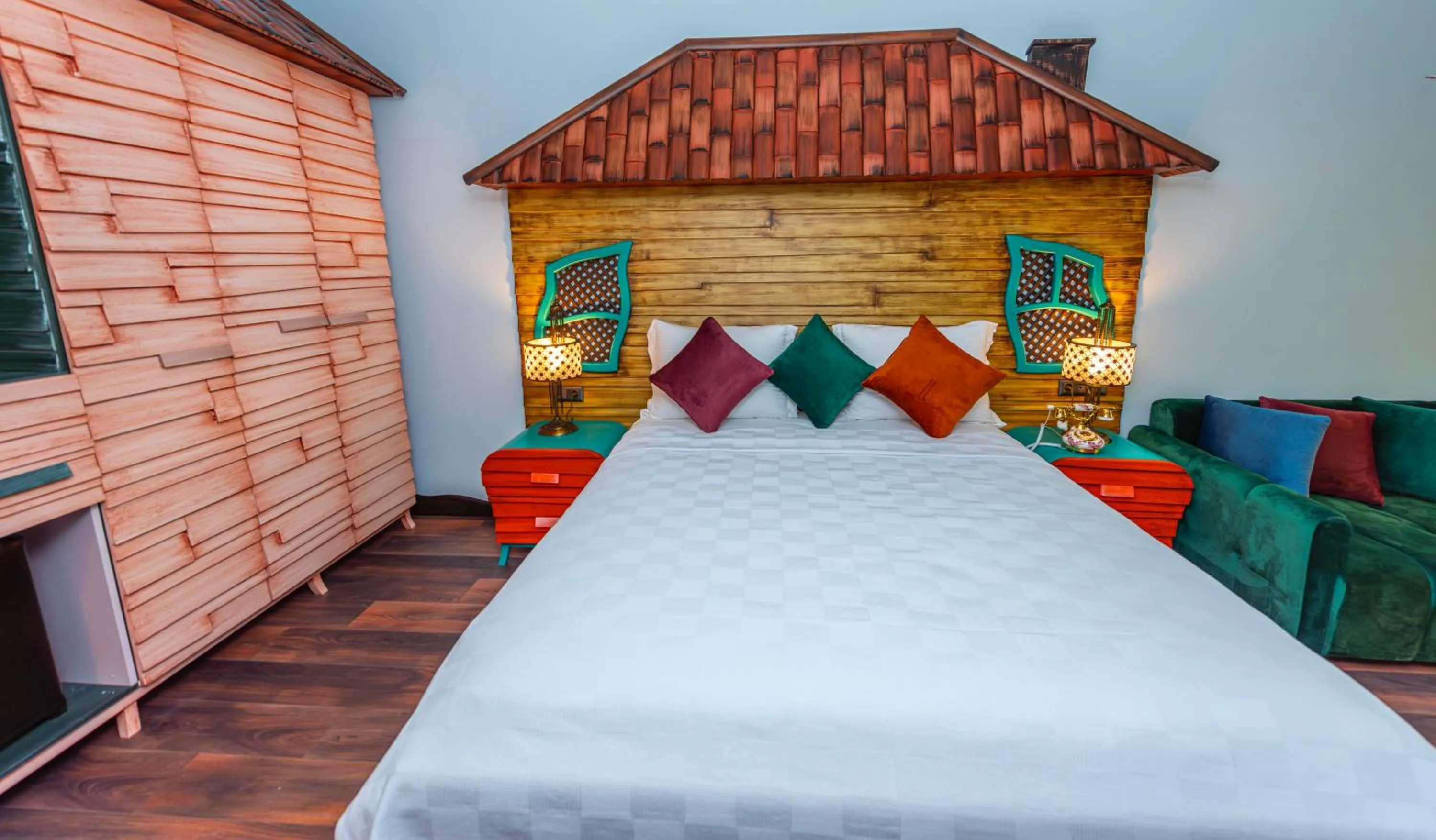 Bed in TOK EPİK HOTEL