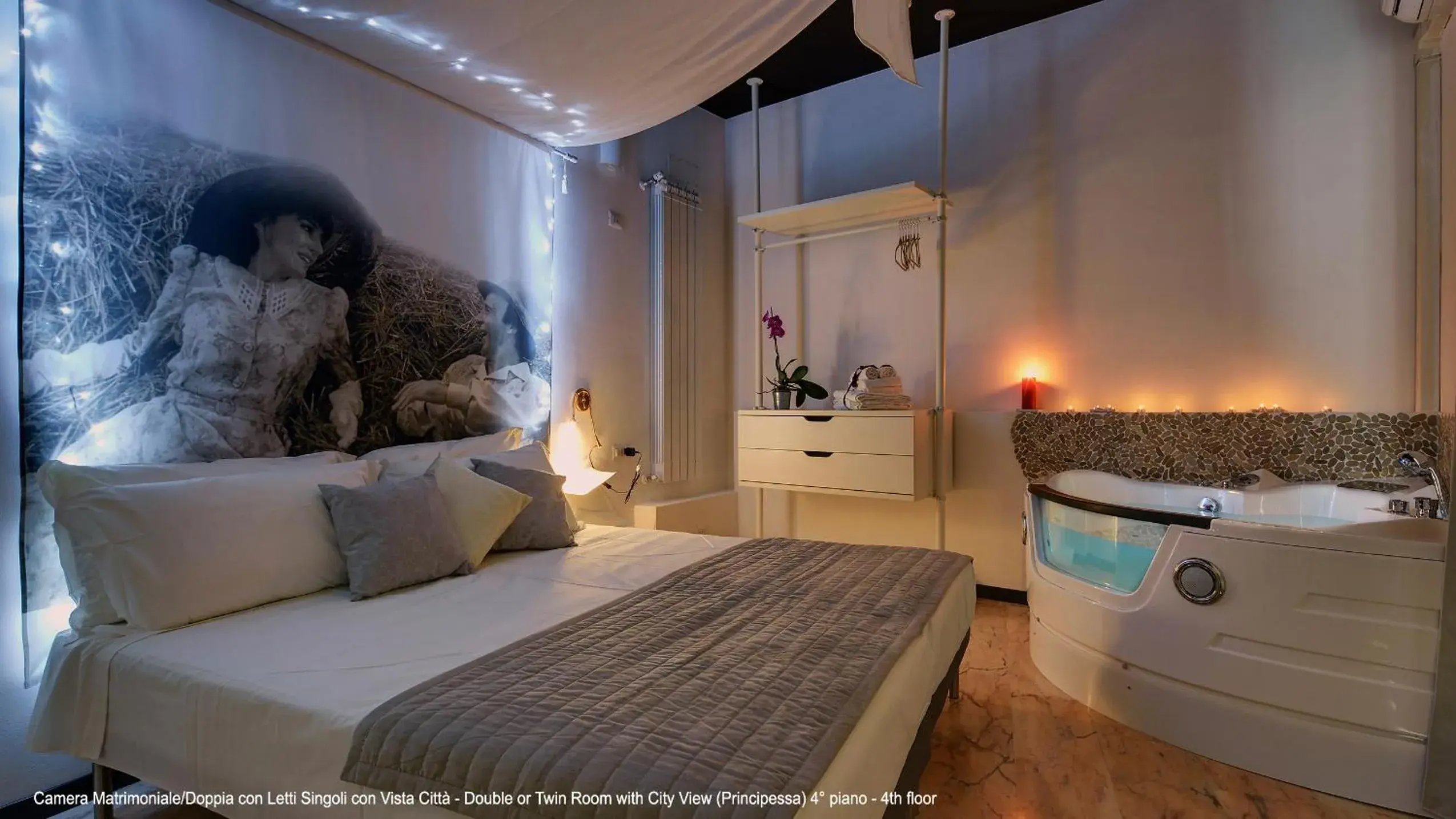 Double or Twin Room with City View in B&B 52cento Double or Twin Room with City View in B&B 52cento