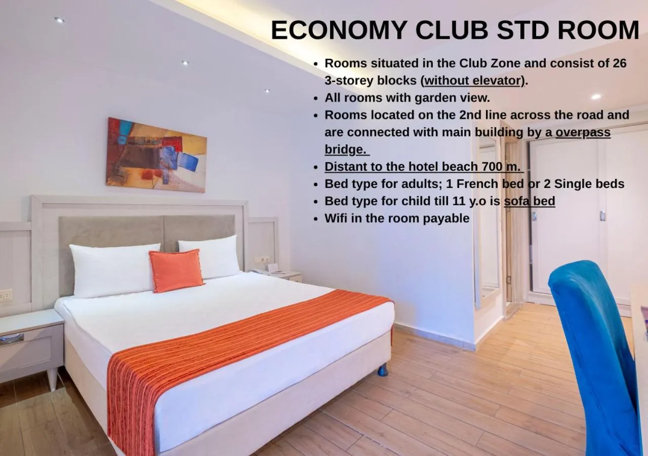 Photo of the whole room, Bed in Queen's Park Resort Göynük