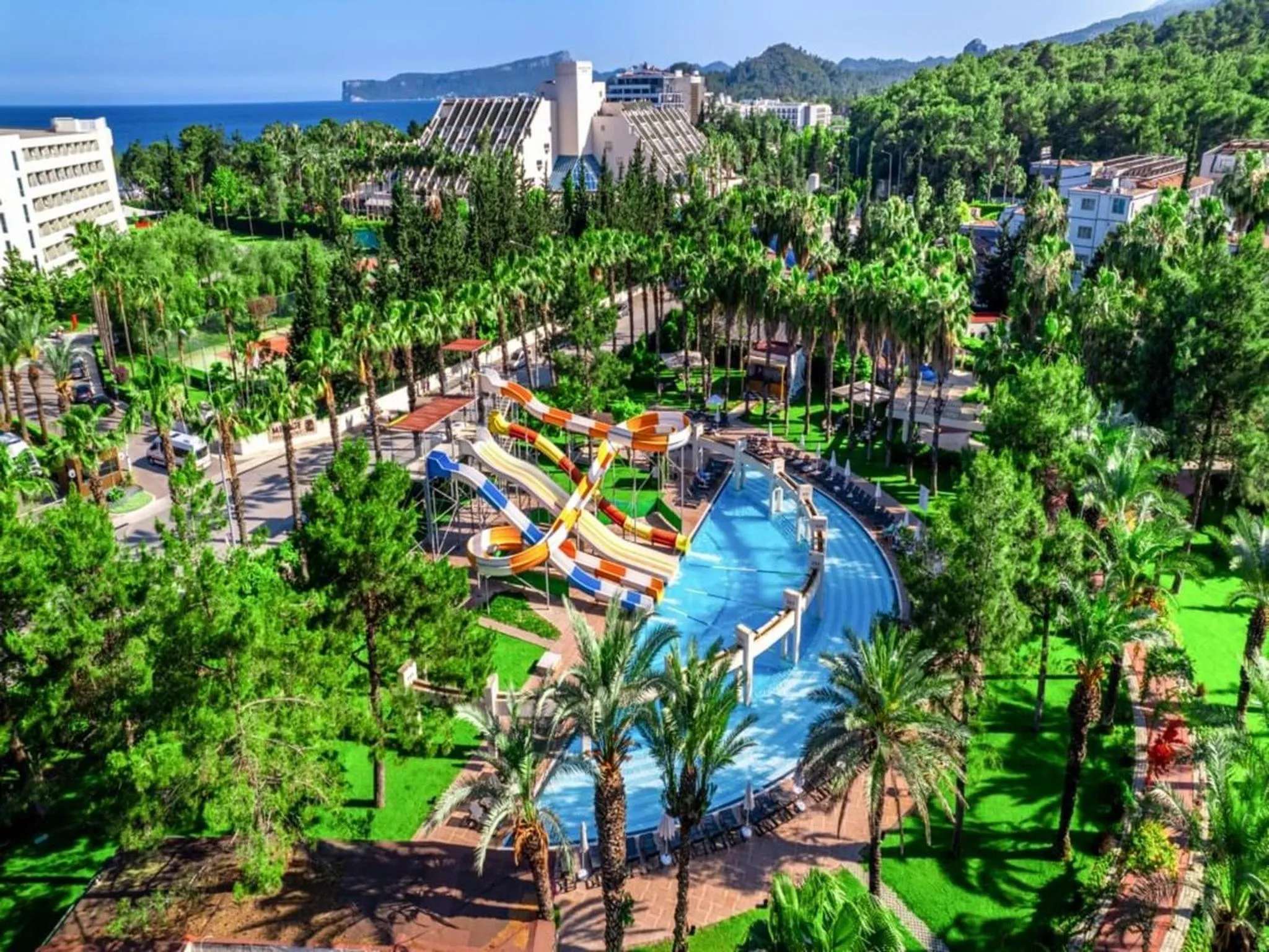 Pool view in Queen's Park Resort Göynük