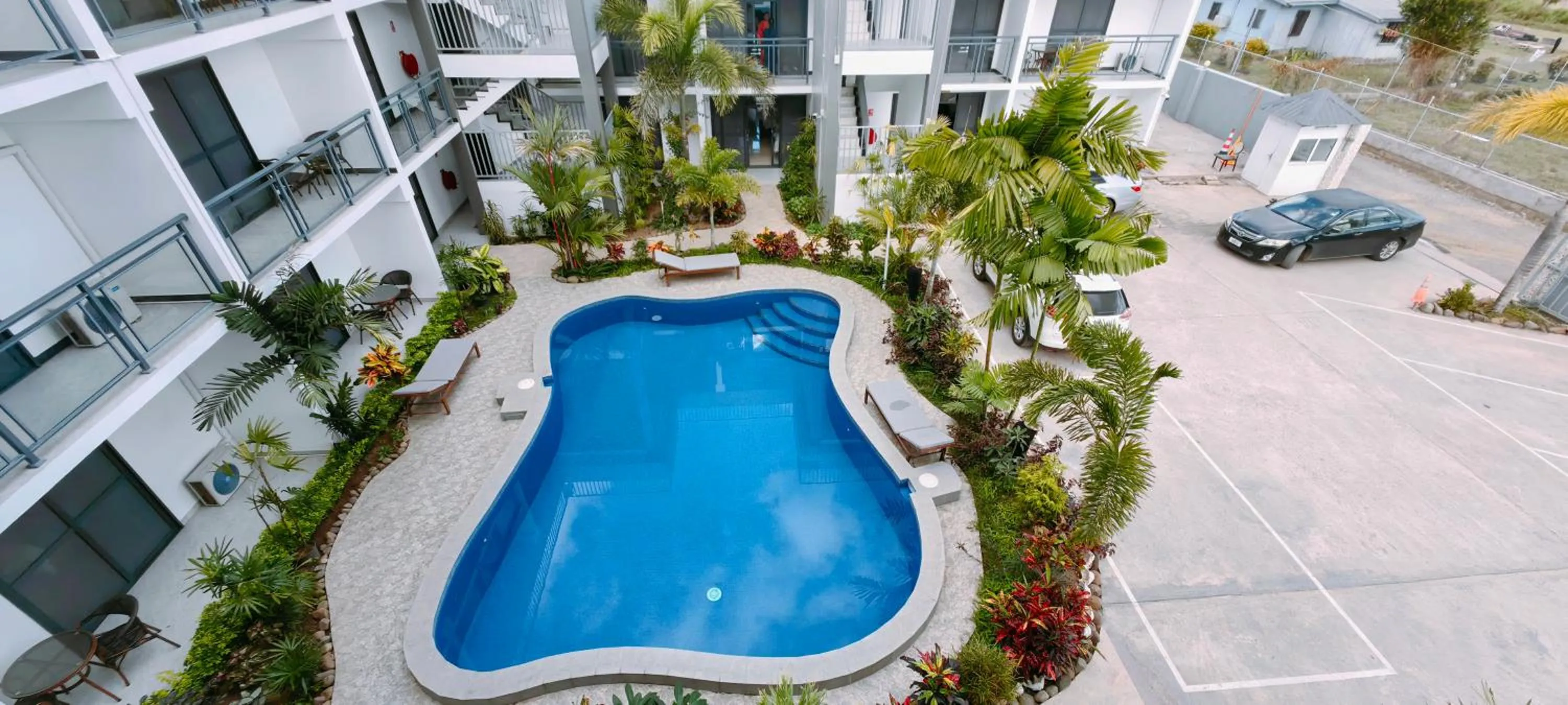 Property building in Ocean Breeze Apartment Hotel