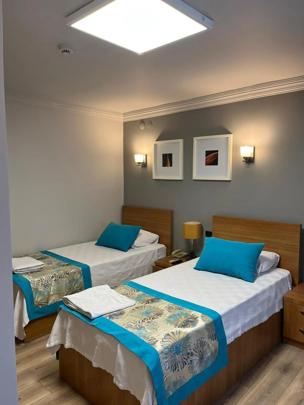 Bed in Basoglu Bulancak Hotel