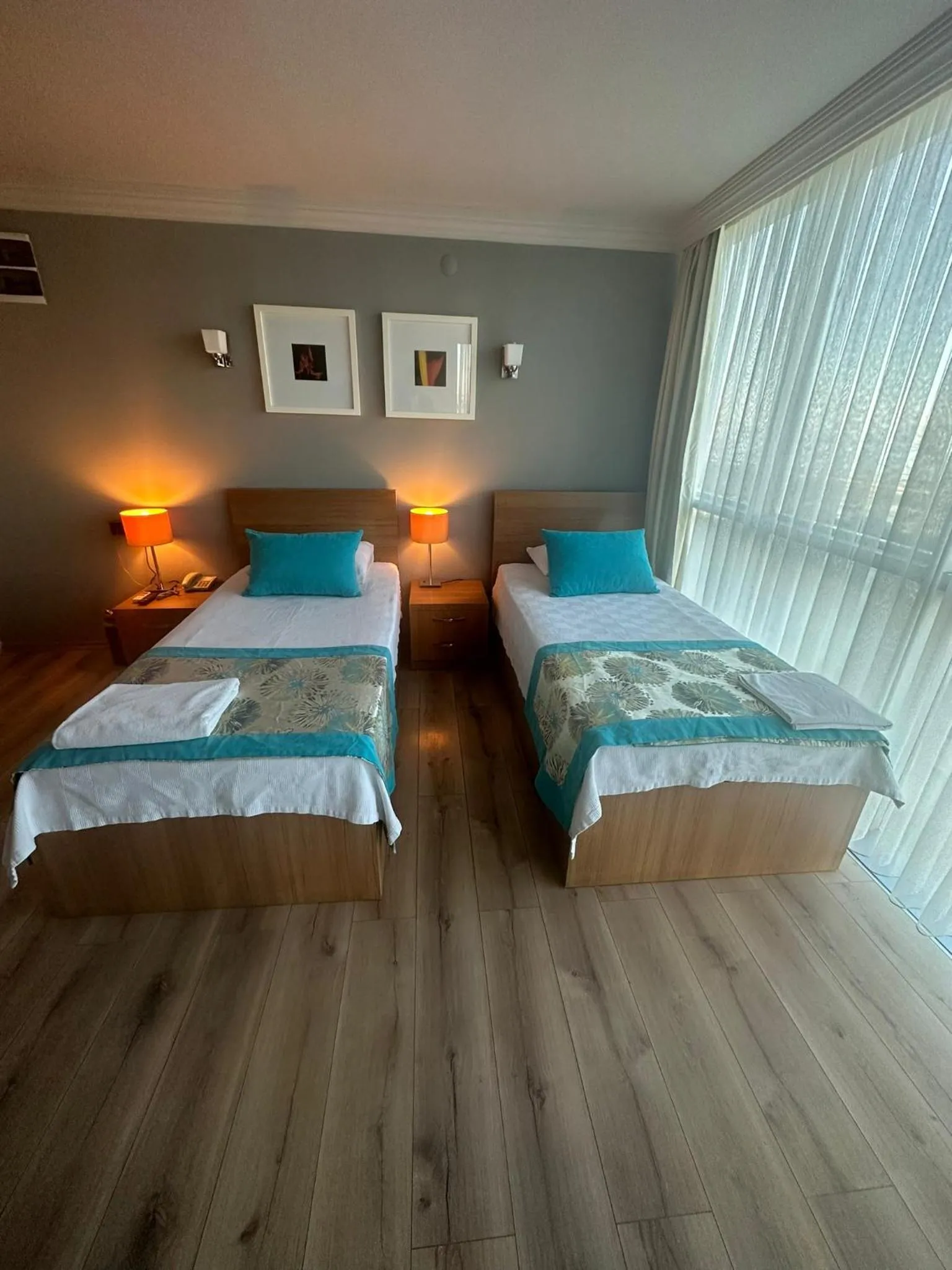 Bed in Basoglu Bulancak Hotel