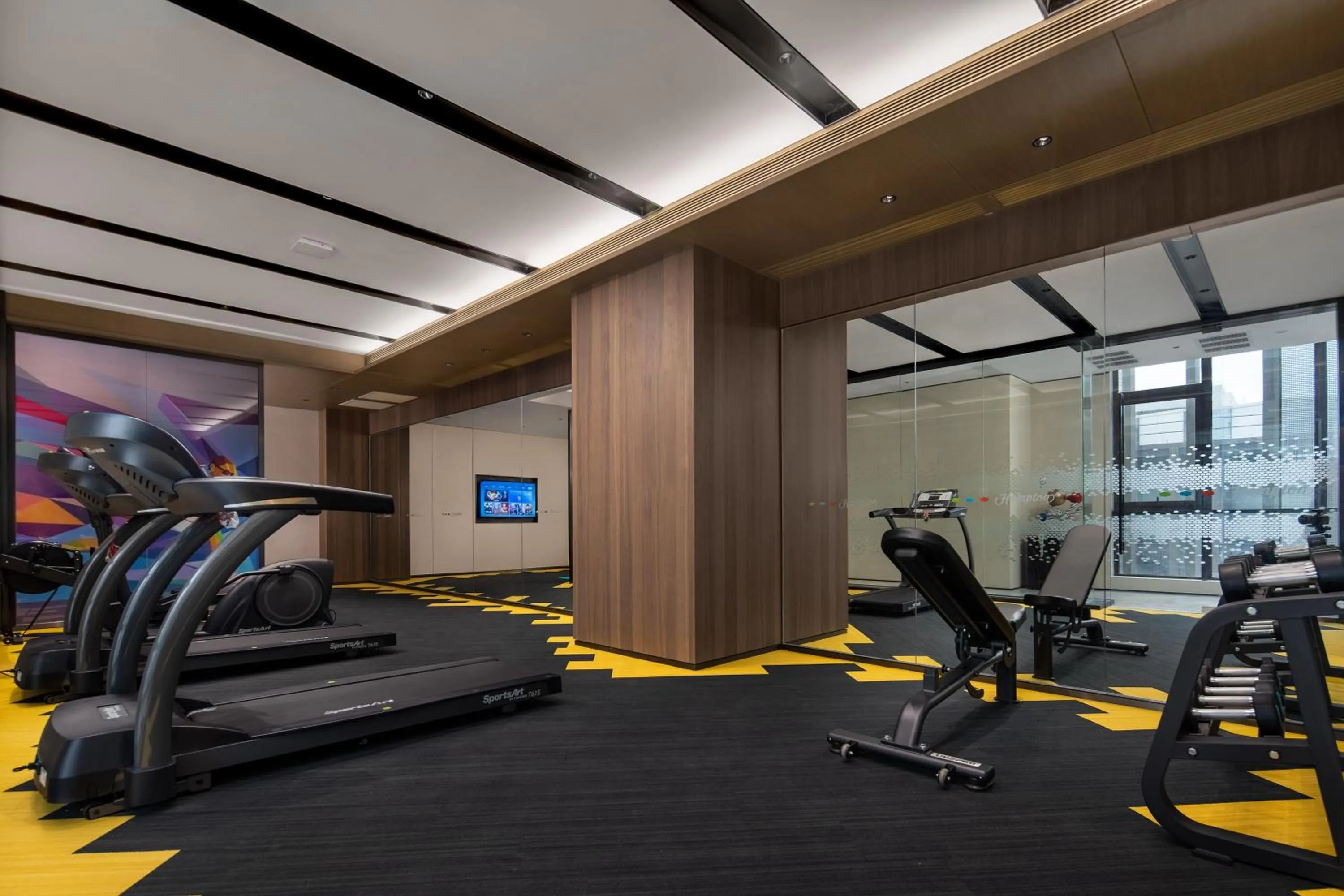 Fitness centre/facilities in Hampton by Hilton Guangzhou Luoxi