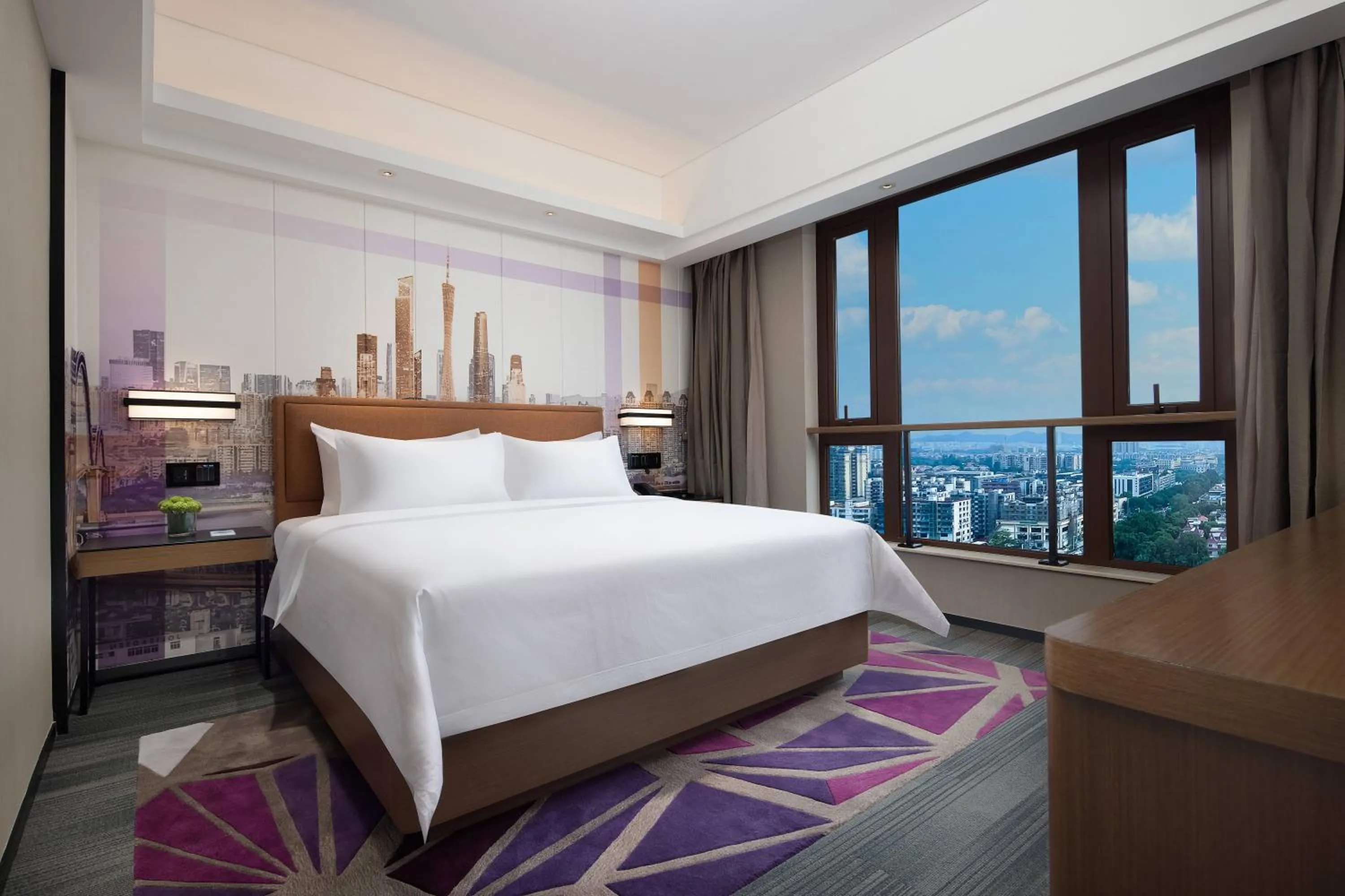 Bedroom in Hampton by Hilton Guangzhou Luoxi