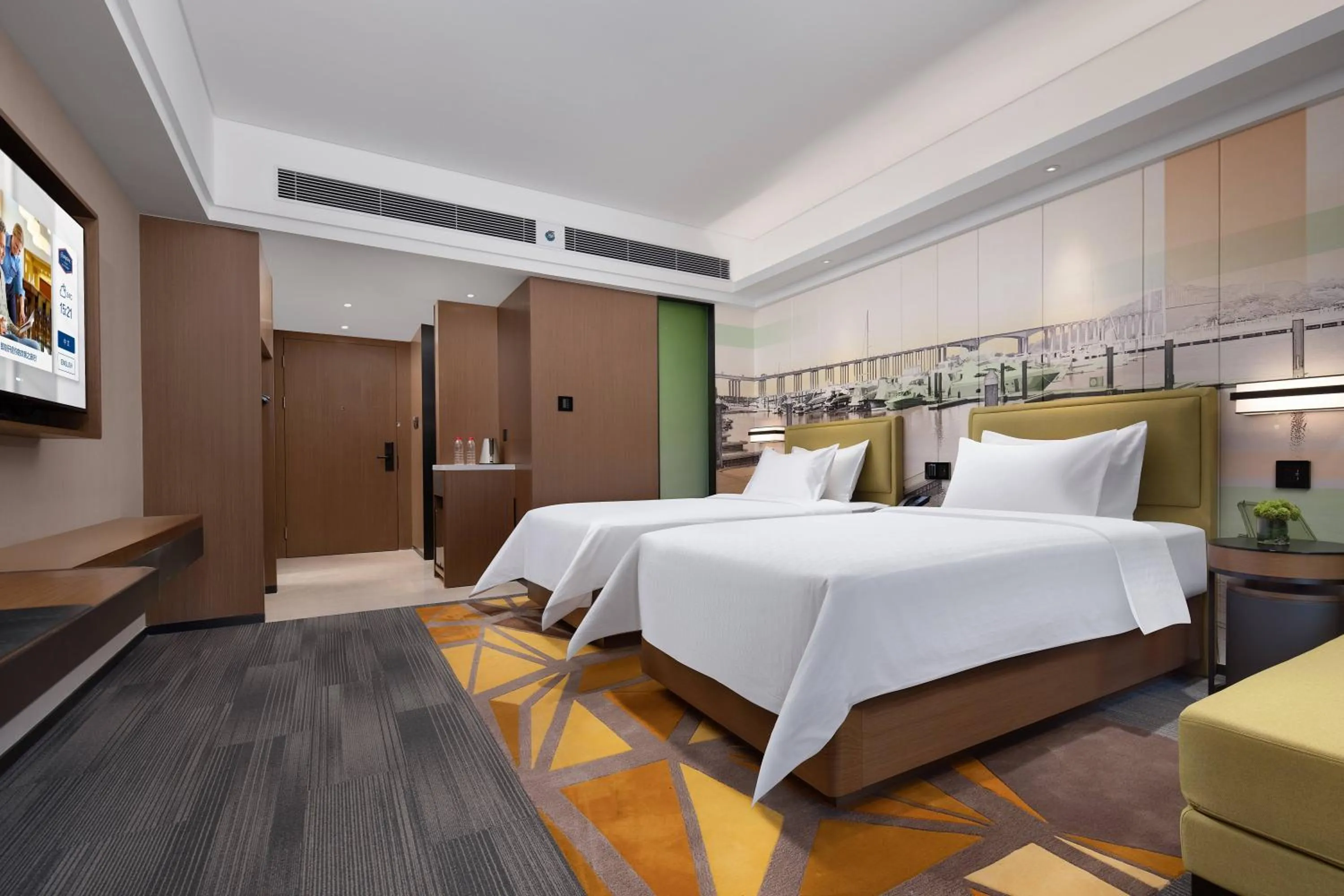 Bedroom in Hampton by Hilton Guangzhou Luoxi