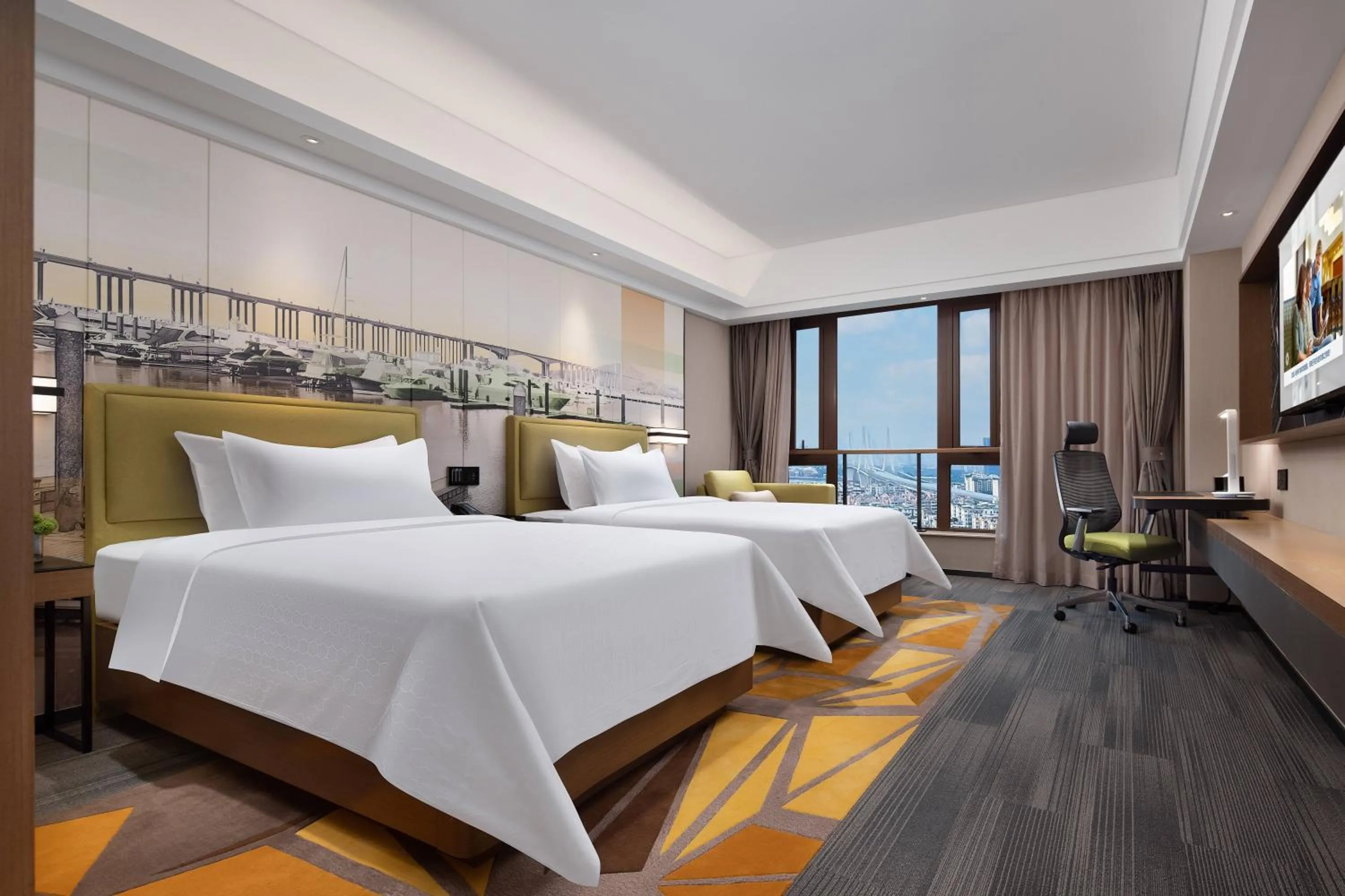 Bedroom in Hampton by Hilton Guangzhou Luoxi