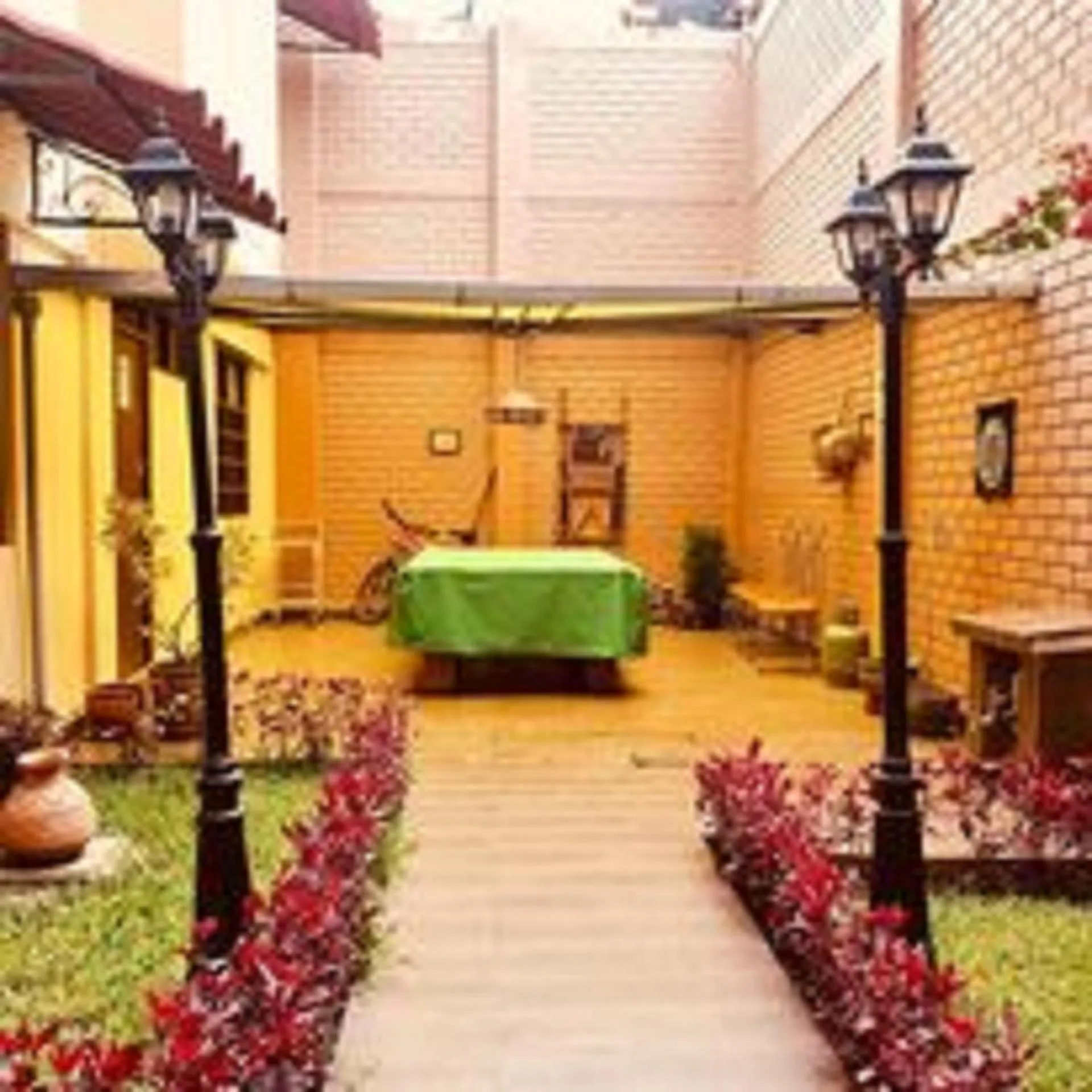 Garden in Hotel de Turistas Huaraz