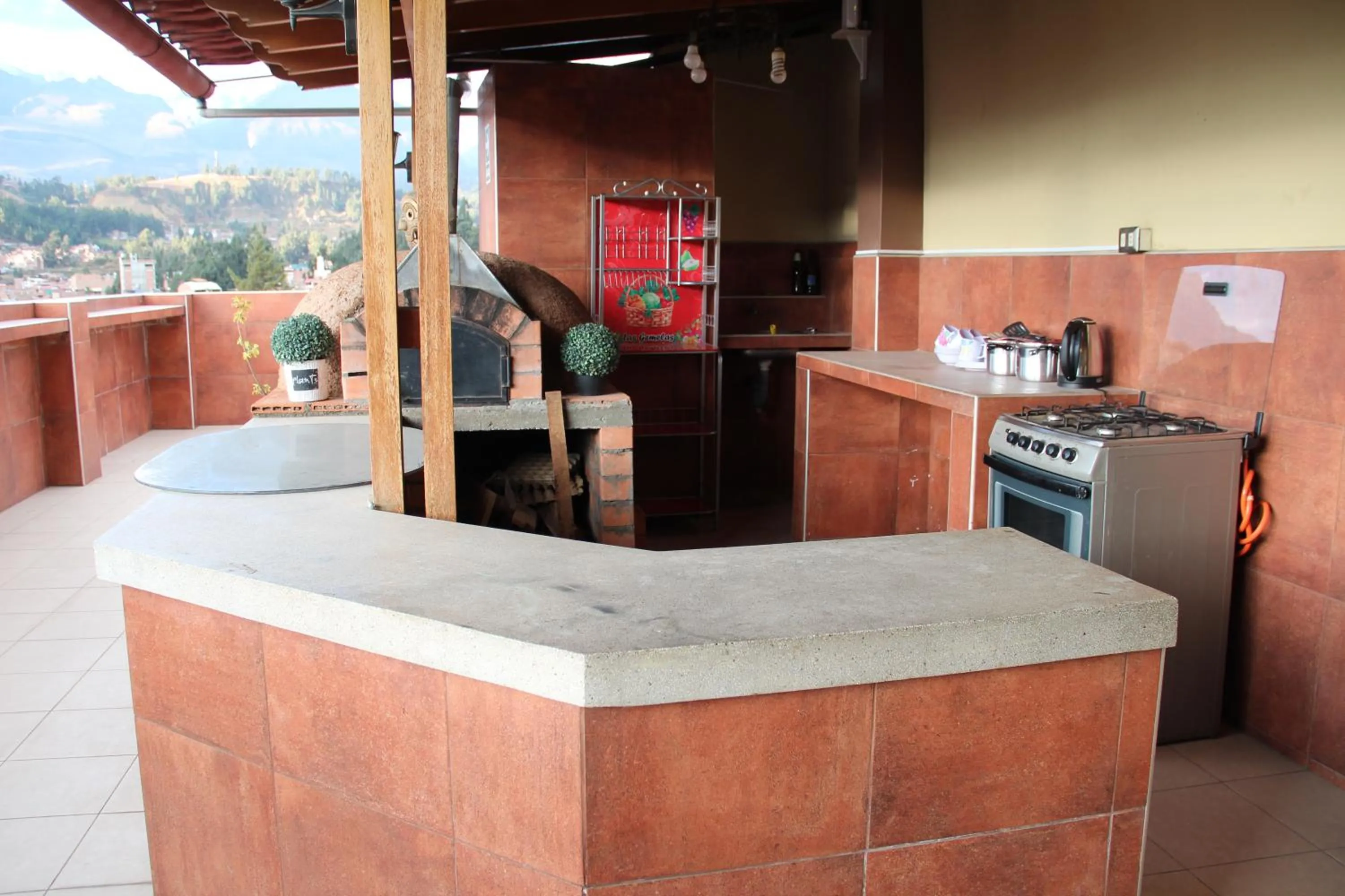 Kitchen or kitchenette in Hotel de Turistas Huaraz