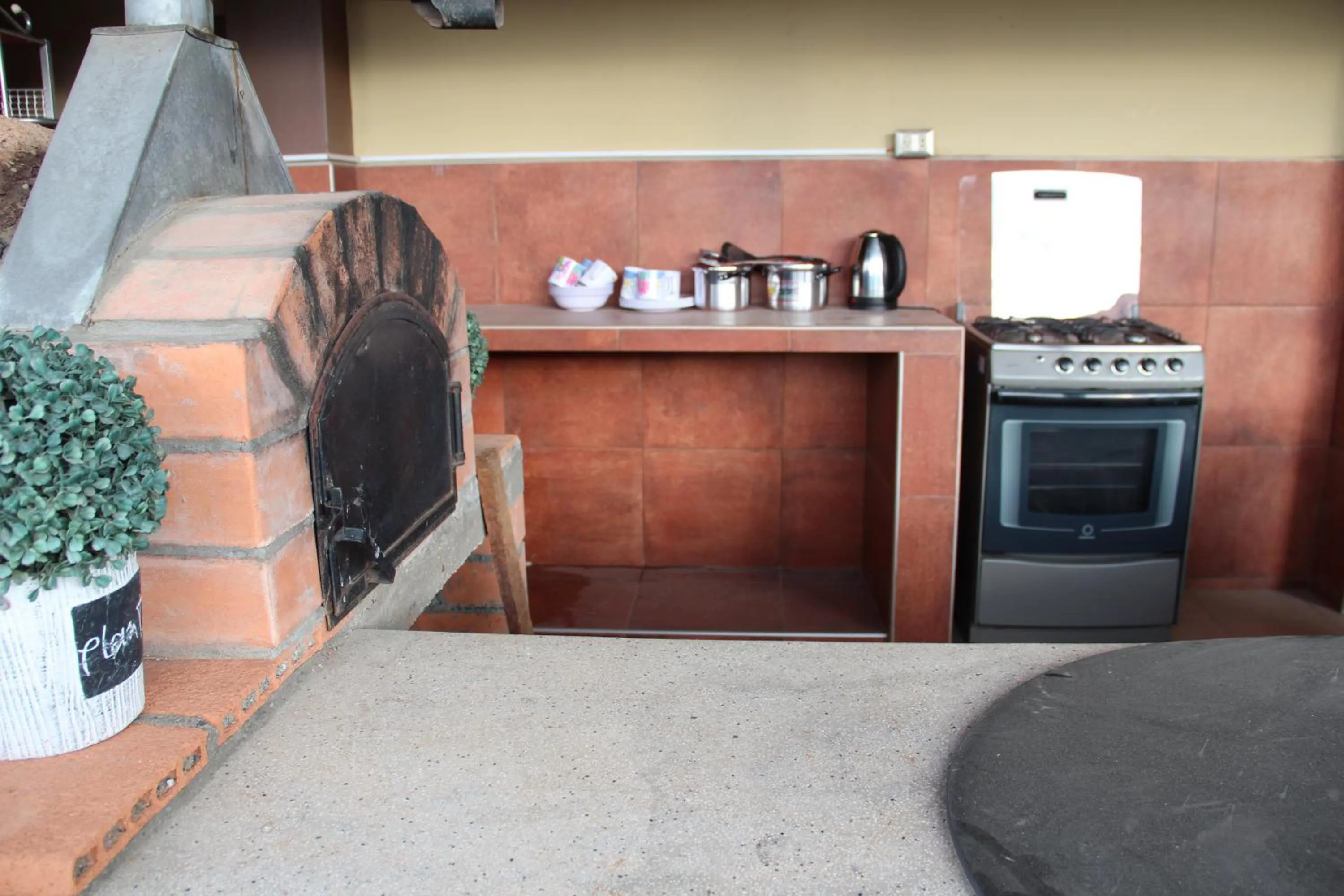 Kitchen or kitchenette in Hotel de Turistas Huaraz