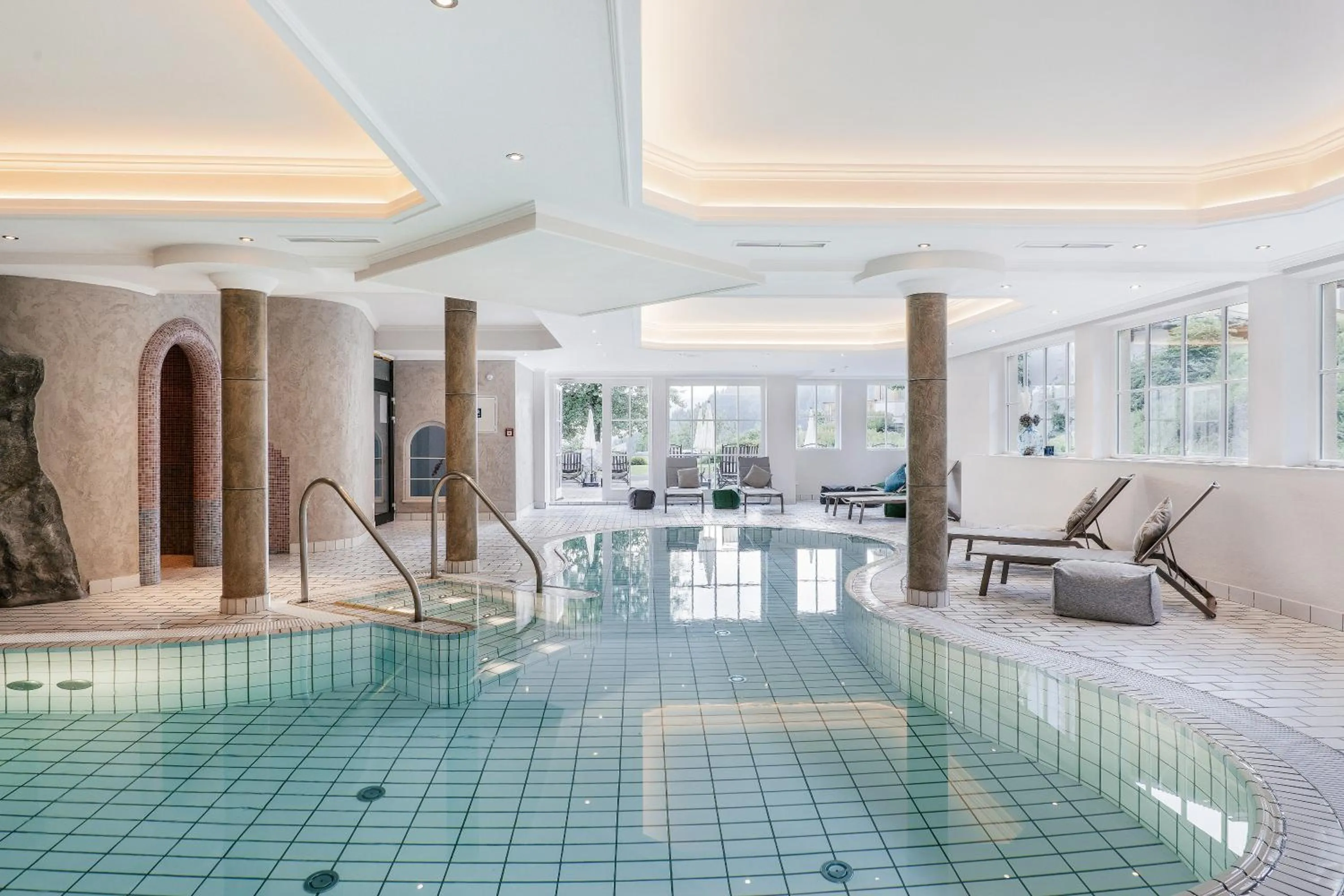 Swimming pool in Landhaus Ager