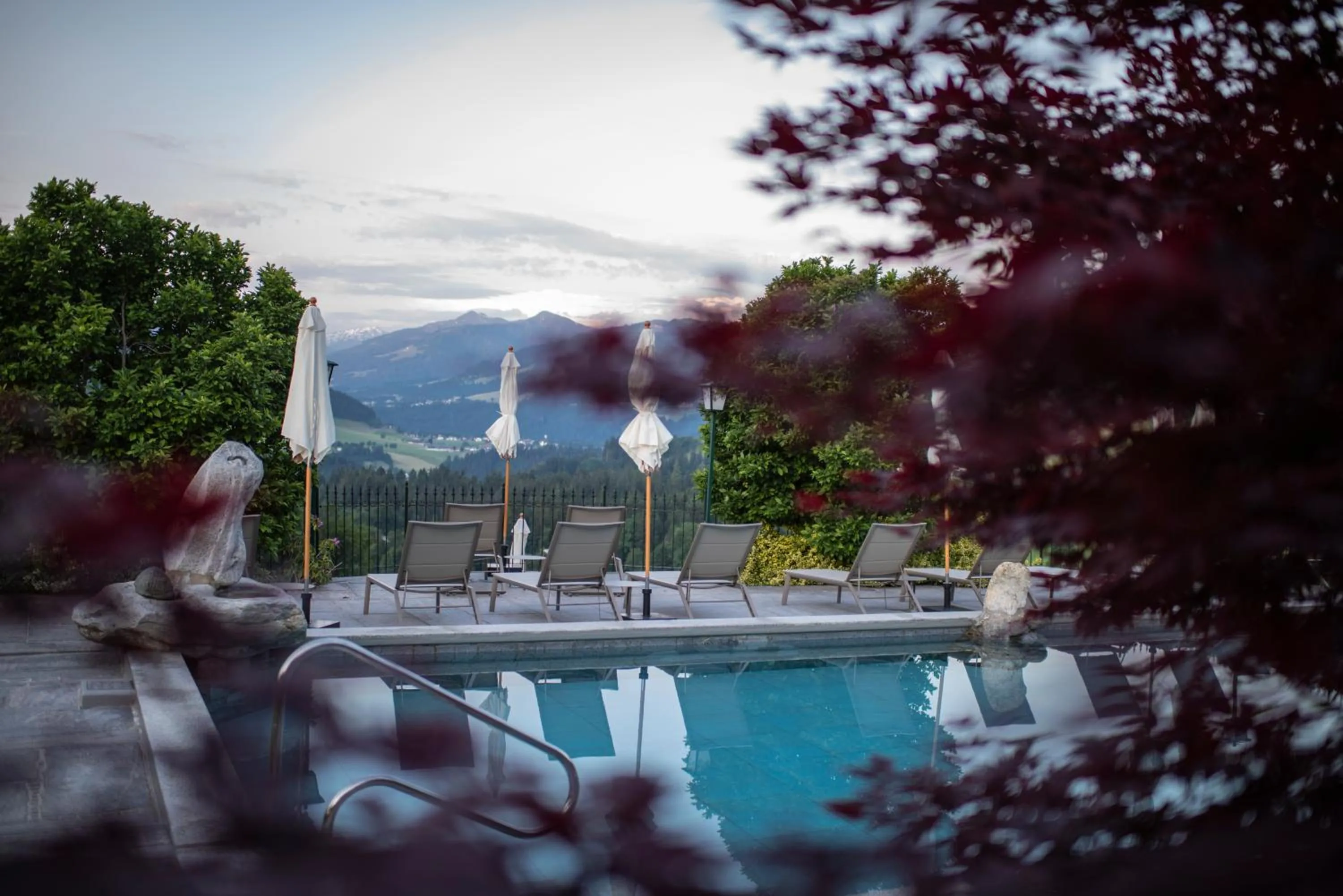 Swimming pool in Landhaus Ager
