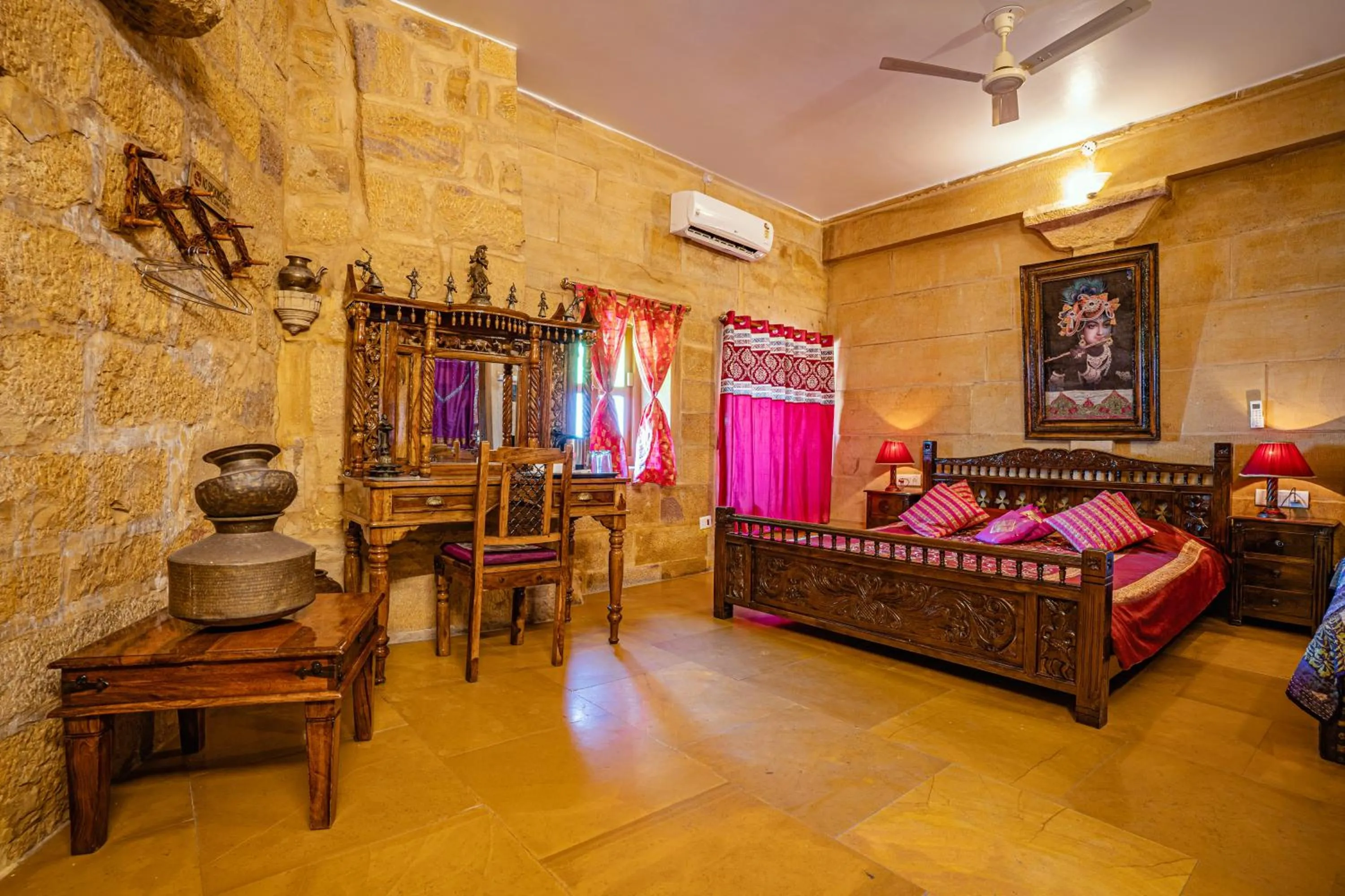 Living room in Hotel Garh Jaisal Haveli
