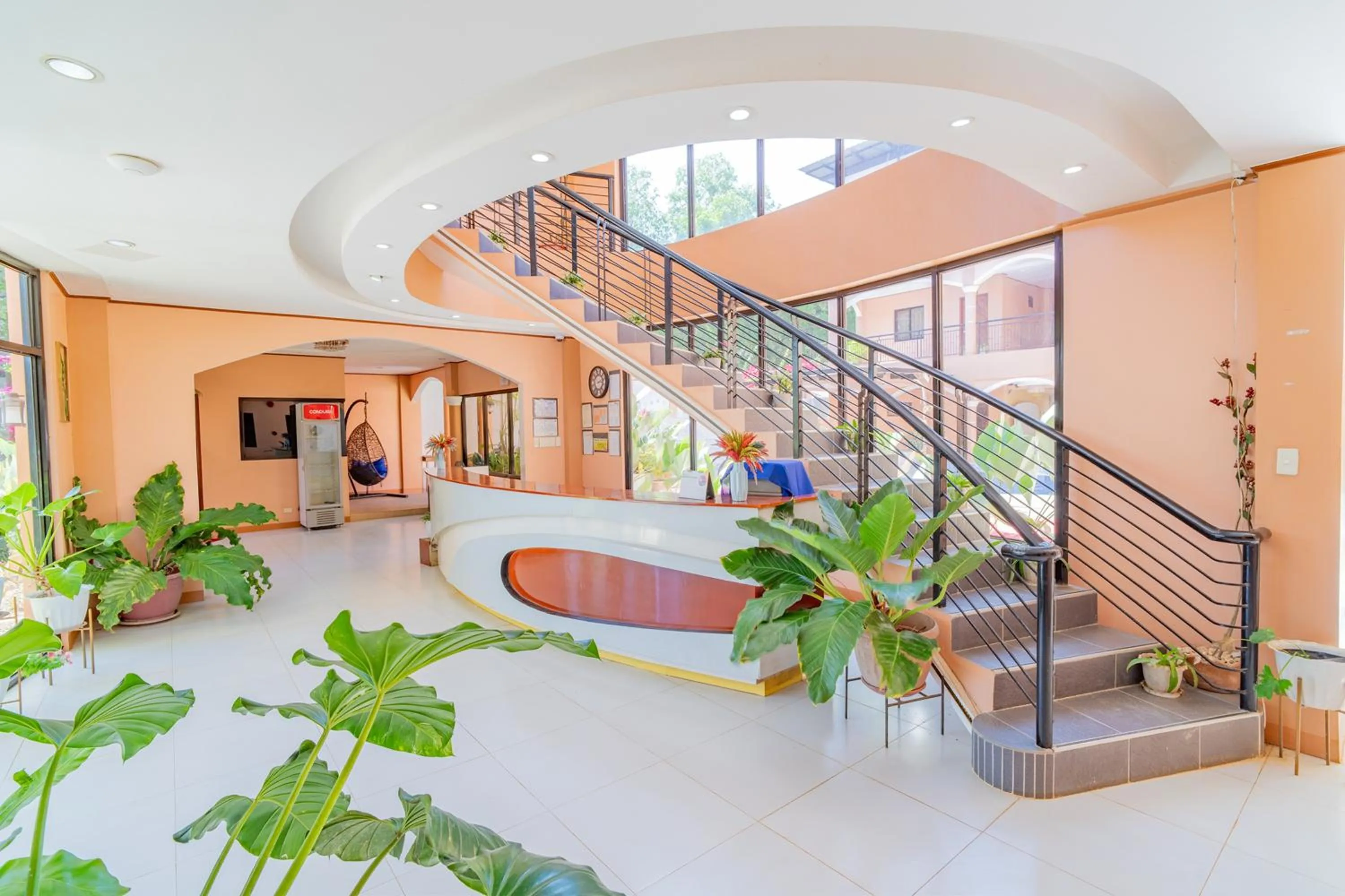 Lobby or reception in Dinah's Tourist Inn Puerto Princesa