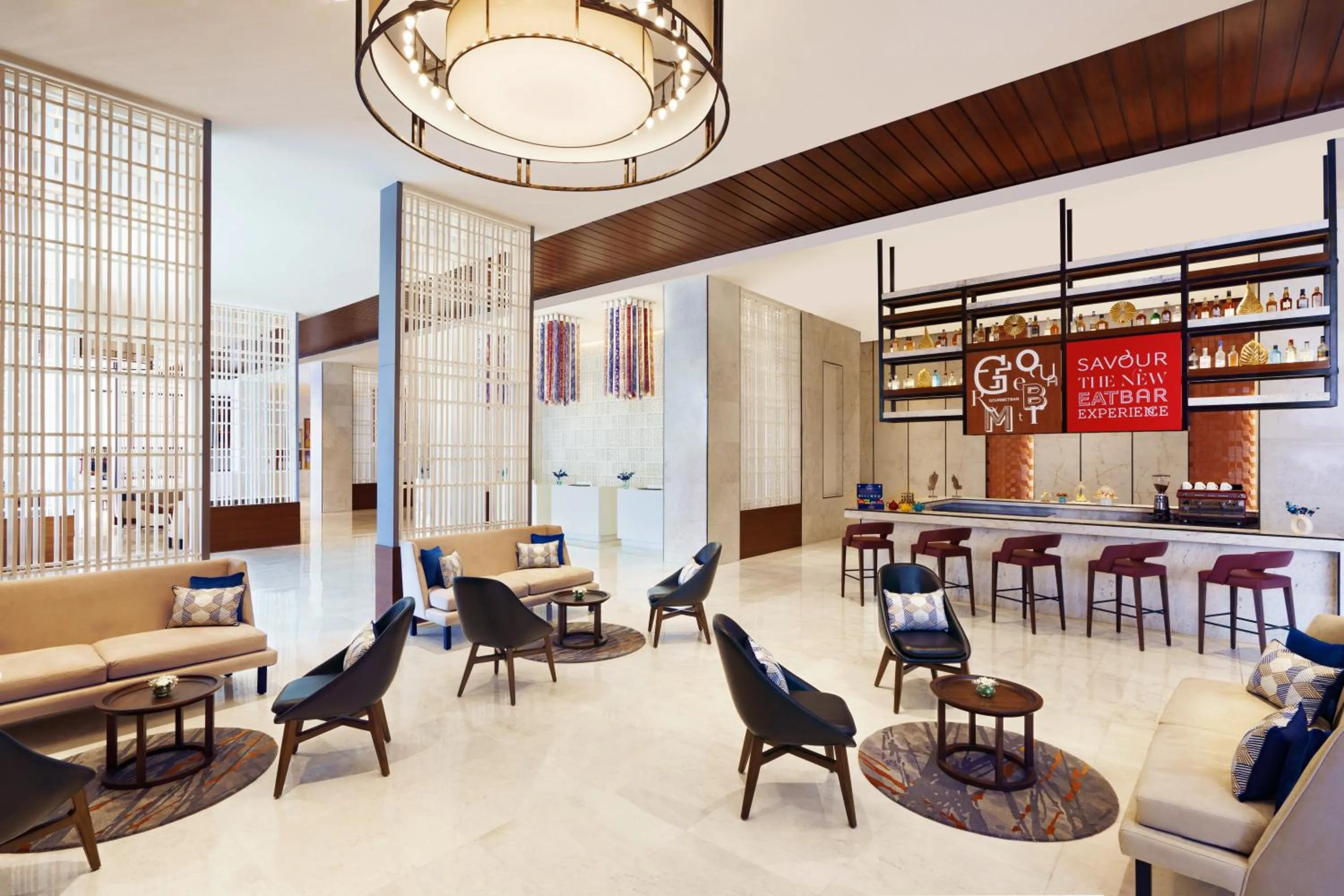 Lounge or bar in Novotel Jaipur Convention Centre