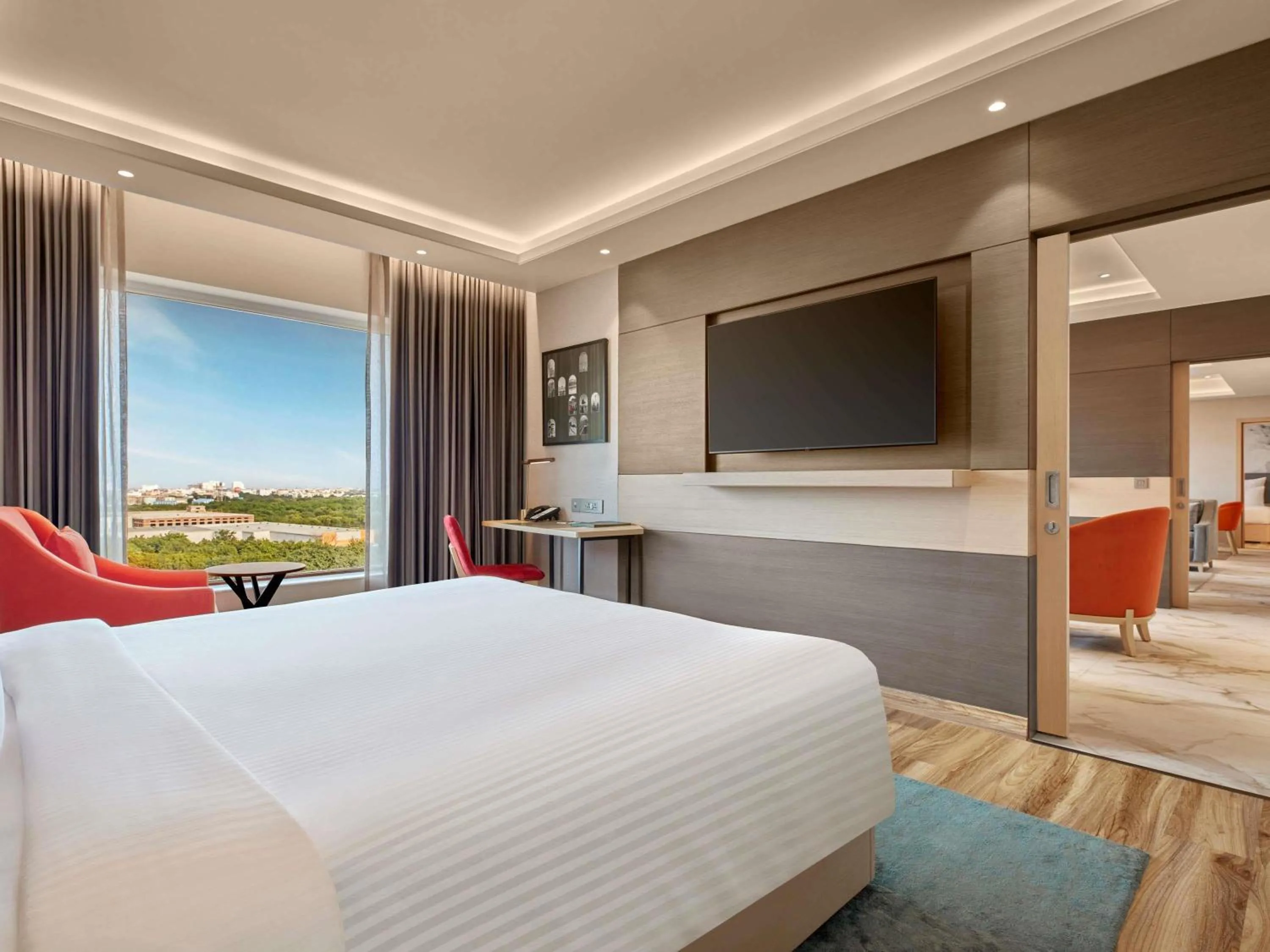 Bedroom, Bed in Novotel Jaipur Convention Centre