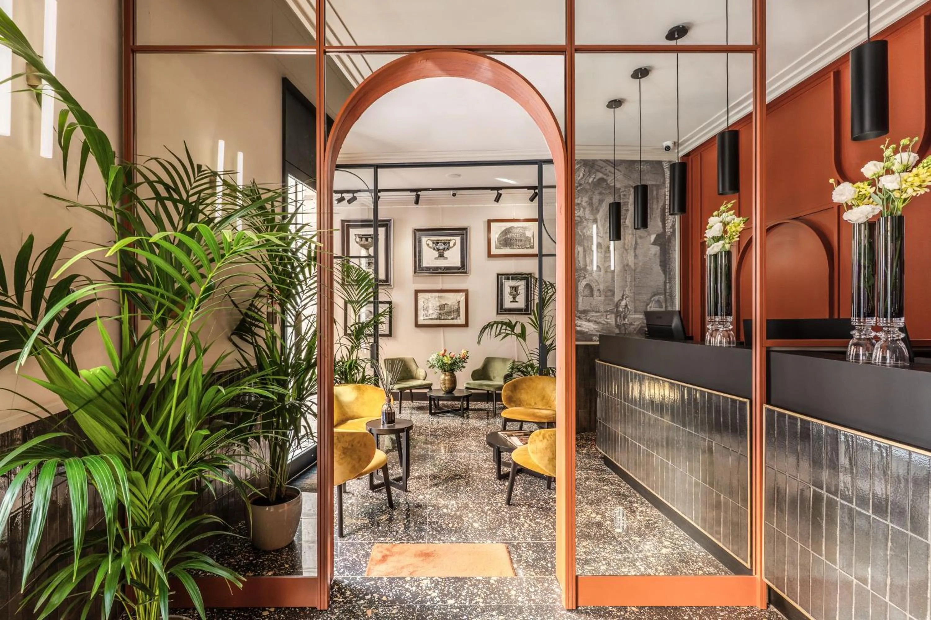 Lobby or reception in Residenza Piranesi Boutique Hotel