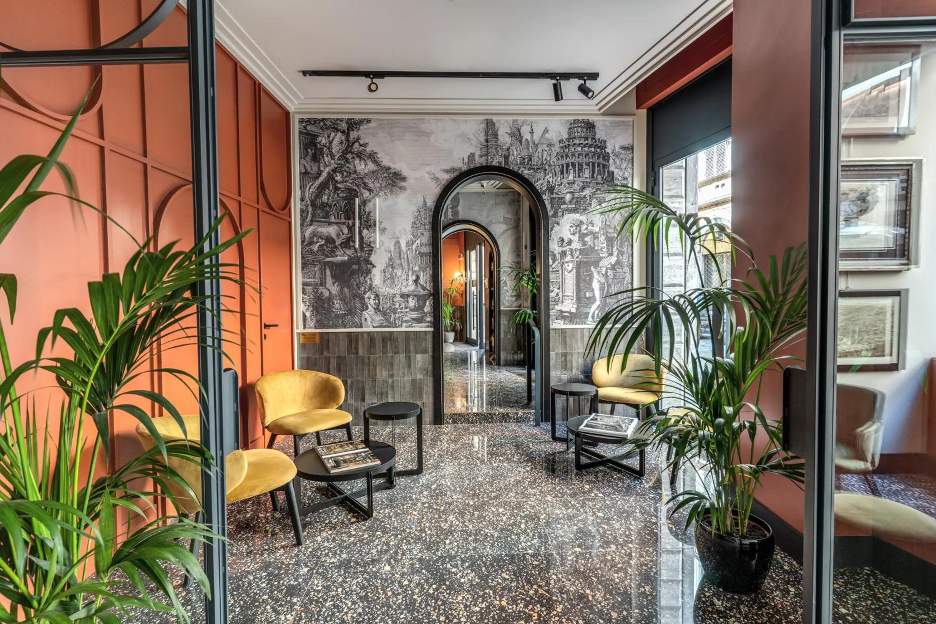 Lobby or reception in Residenza Piranesi Boutique Hotel