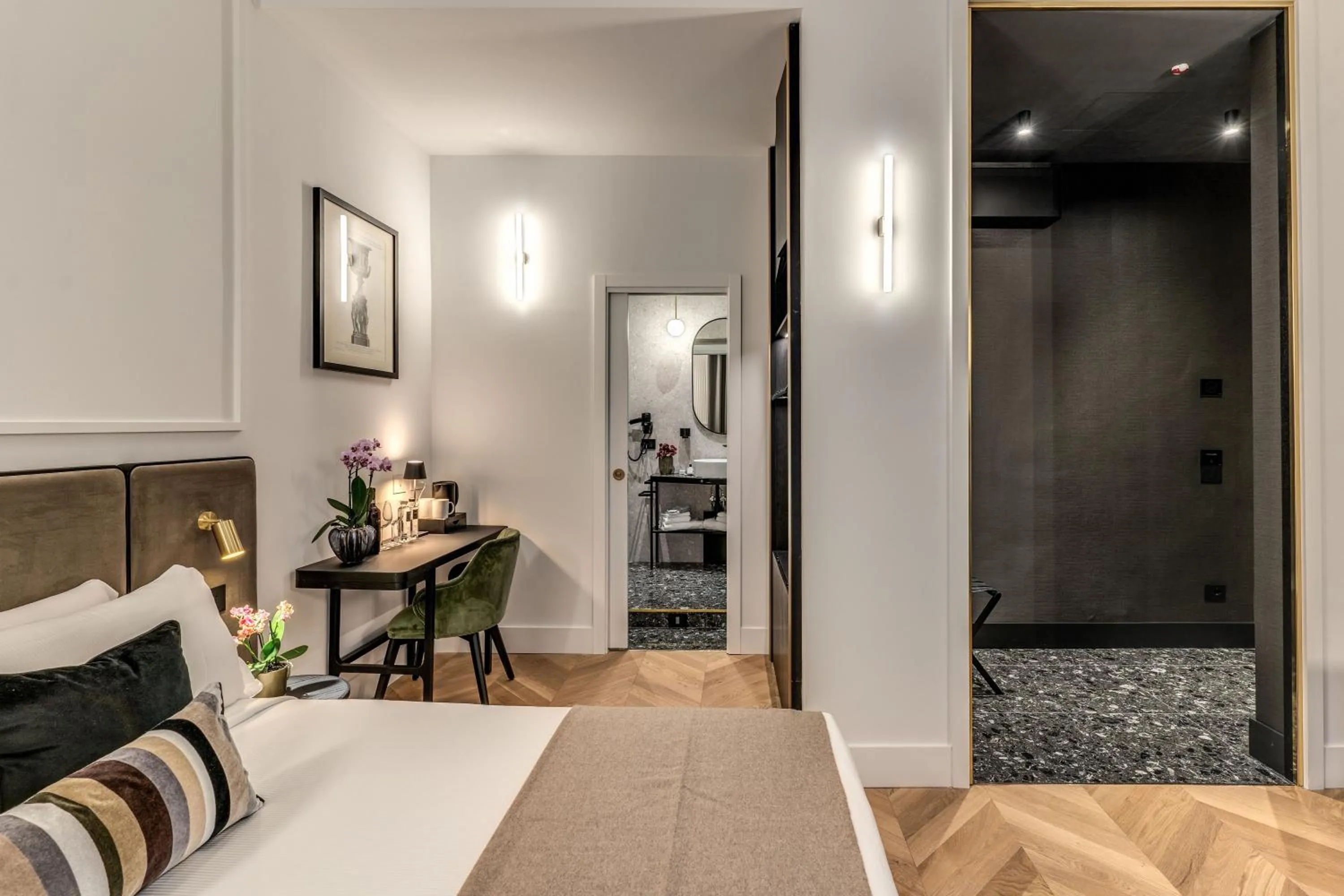 Bed in Residenza Piranesi Boutique Hotel