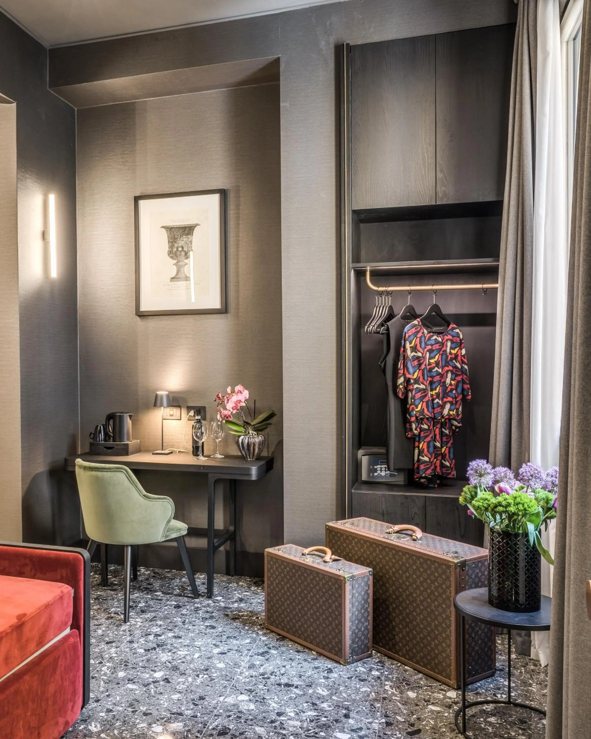 furniture in Residenza Piranesi Boutique Hotel