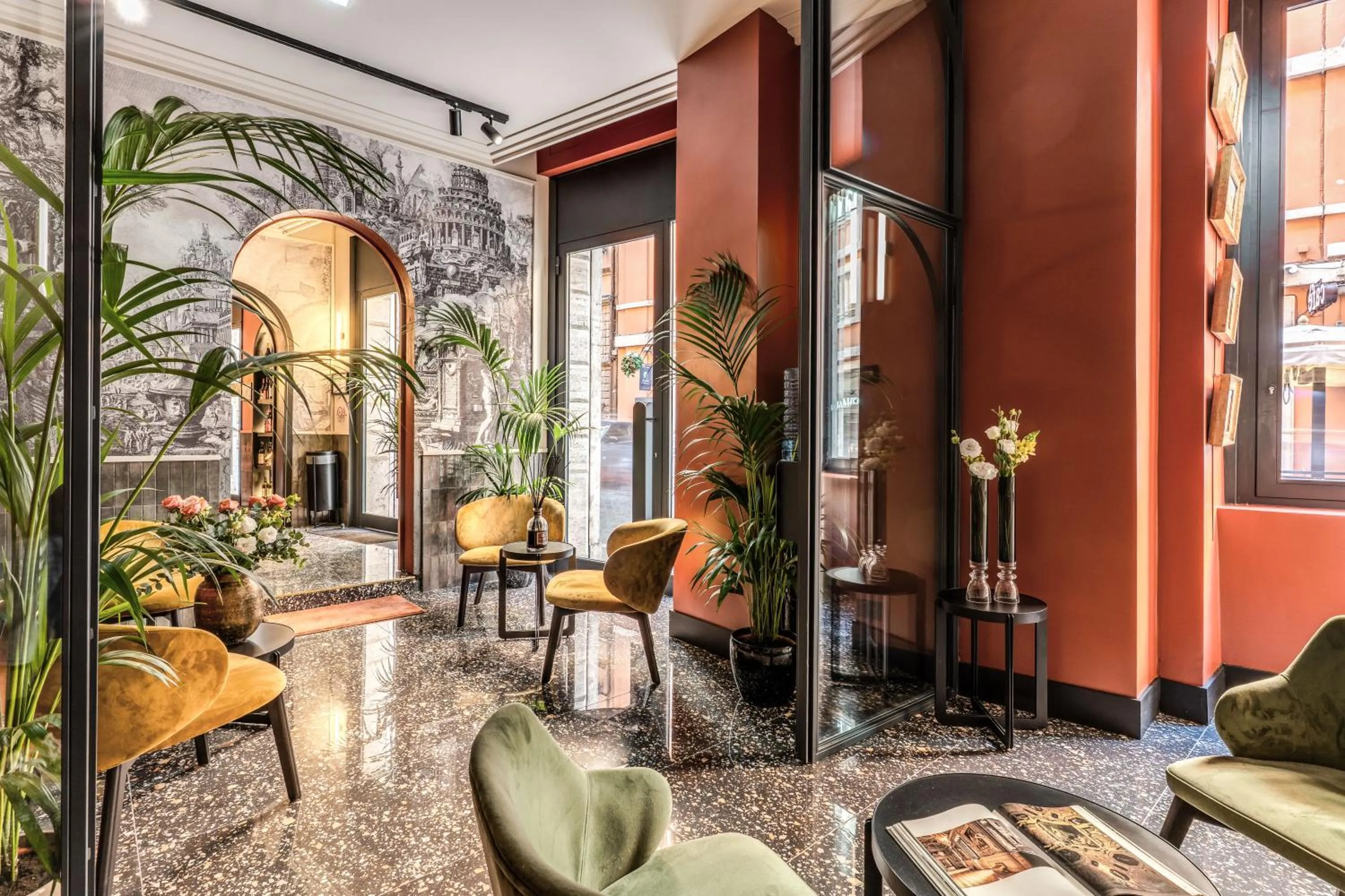 Lobby or reception in Residenza Piranesi Boutique Hotel
