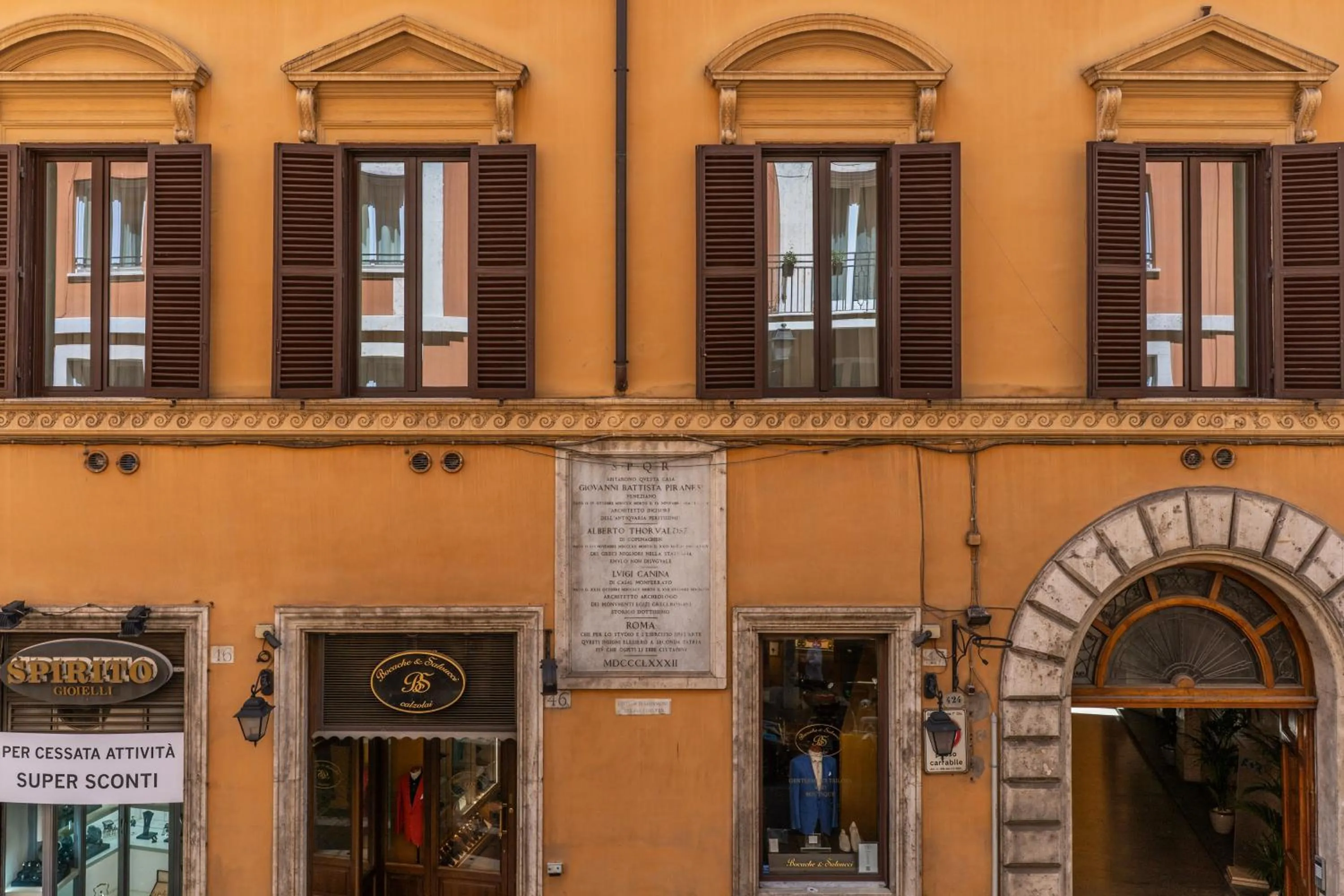 Property building in Residenza Piranesi Boutique Hotel