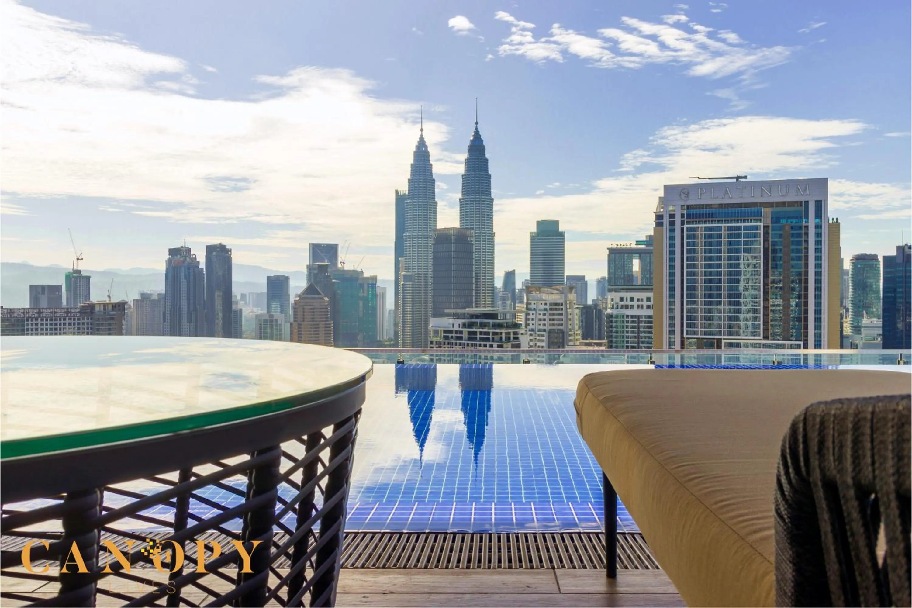 City view in The Luxe & The Colony, KLCC