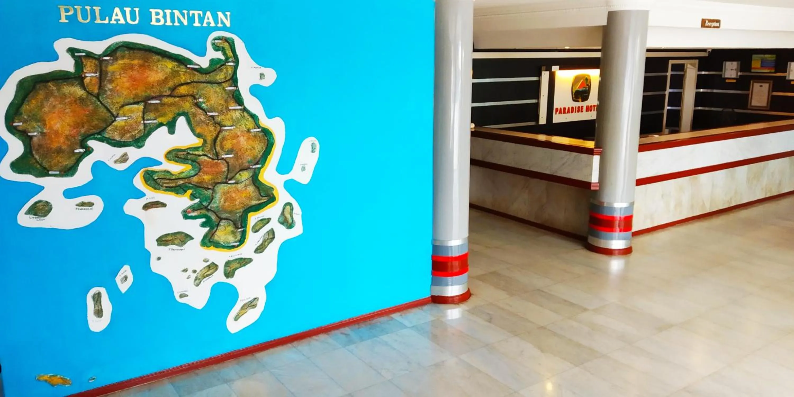 Lobby or reception in Paradise Hotel