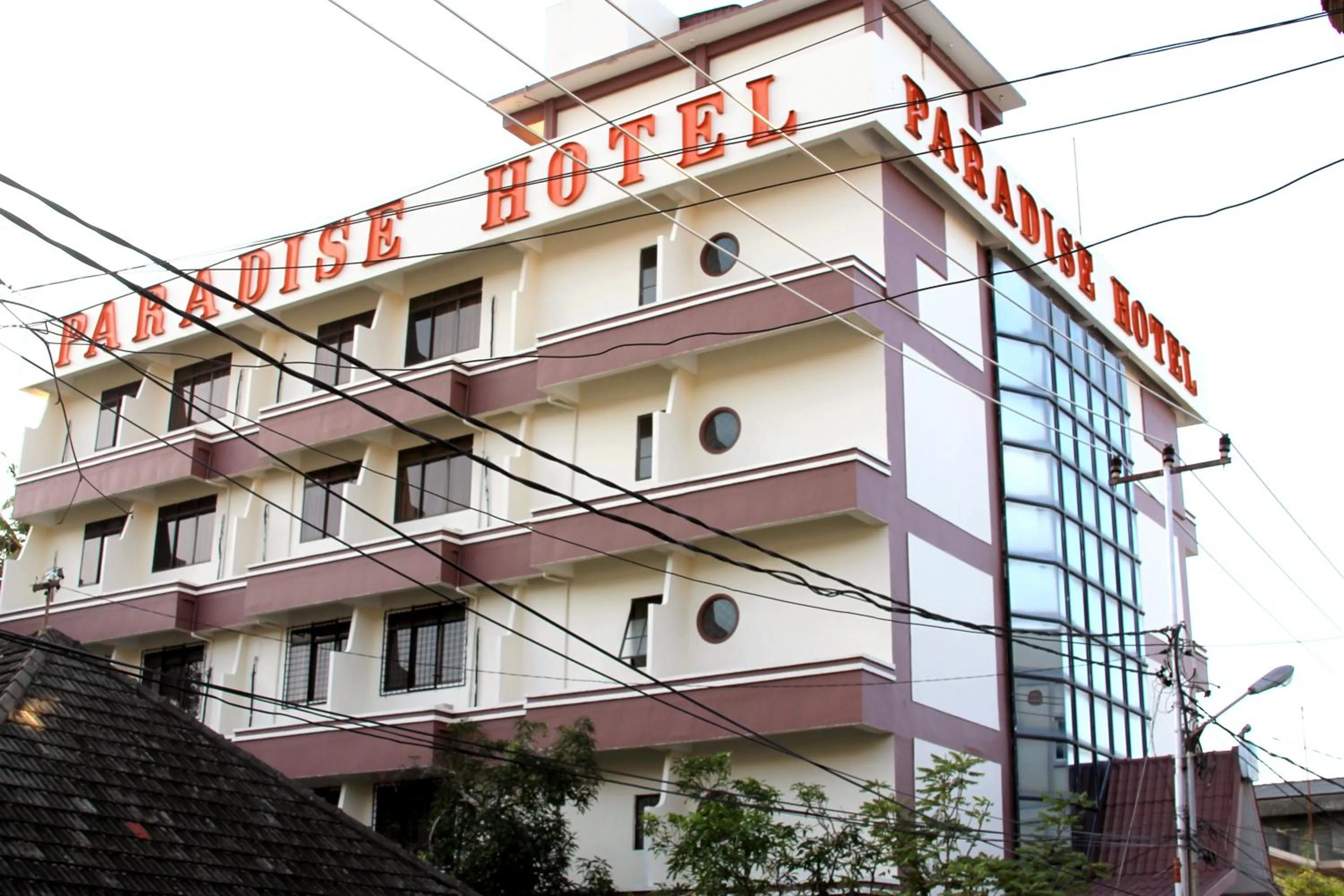 Property building in Paradise Hotel