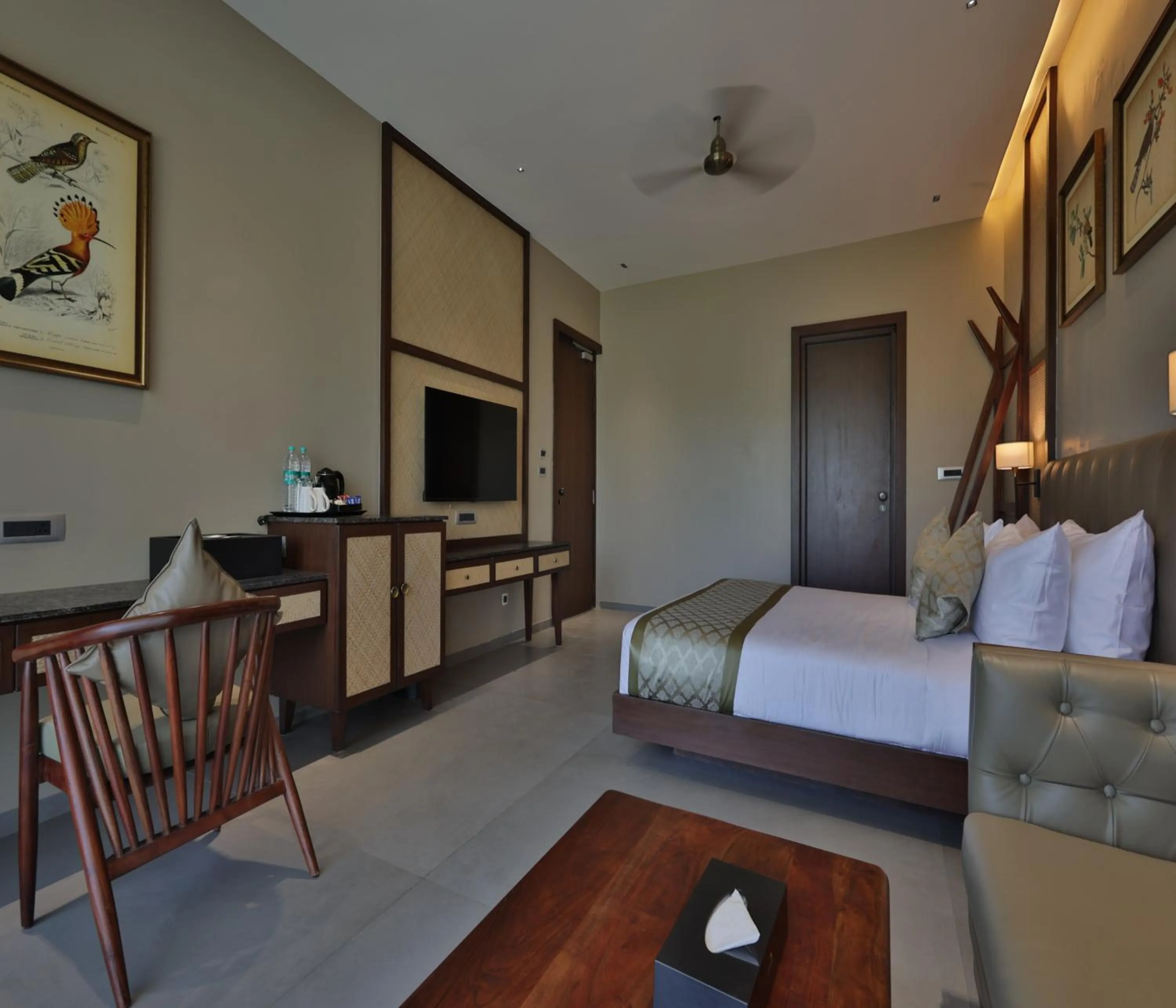 Bed in Sajjan Bagh Resort Kumbhalgarh