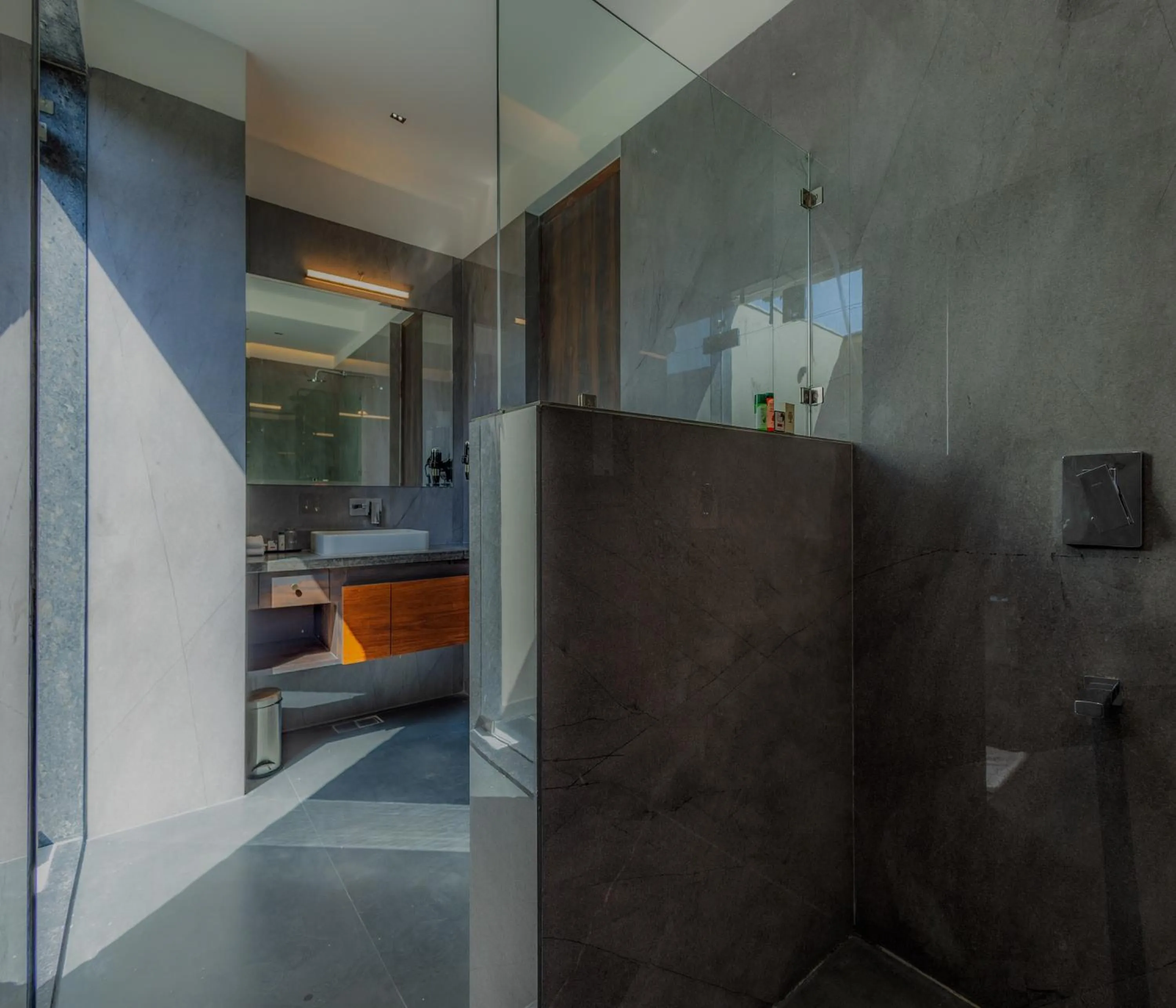 Shower, Bed in Sajjan Bagh Resort Kumbhalgarh