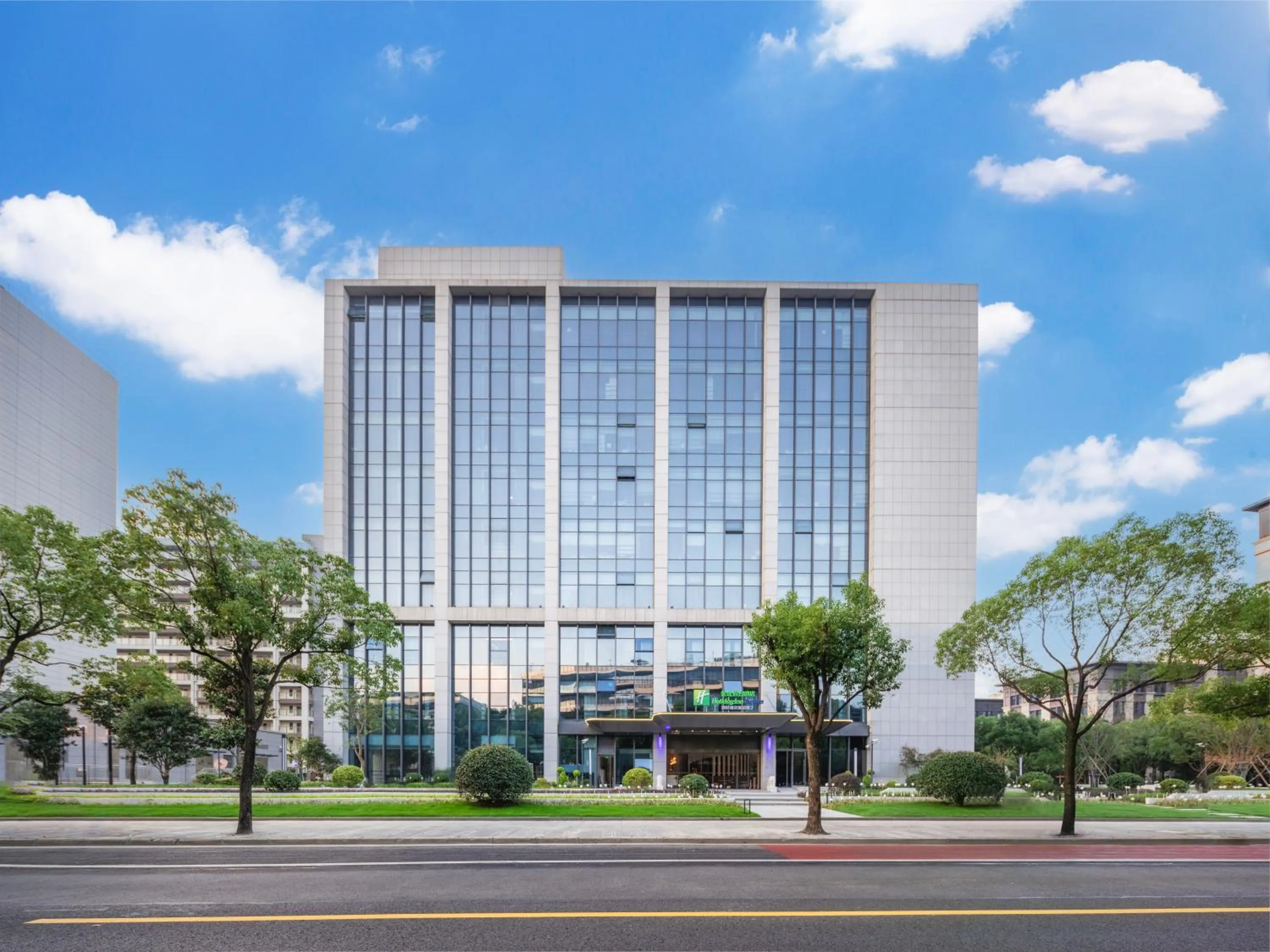 Property building in Holiday Inn Express Shanghai Hongqiao Linkong by IHG