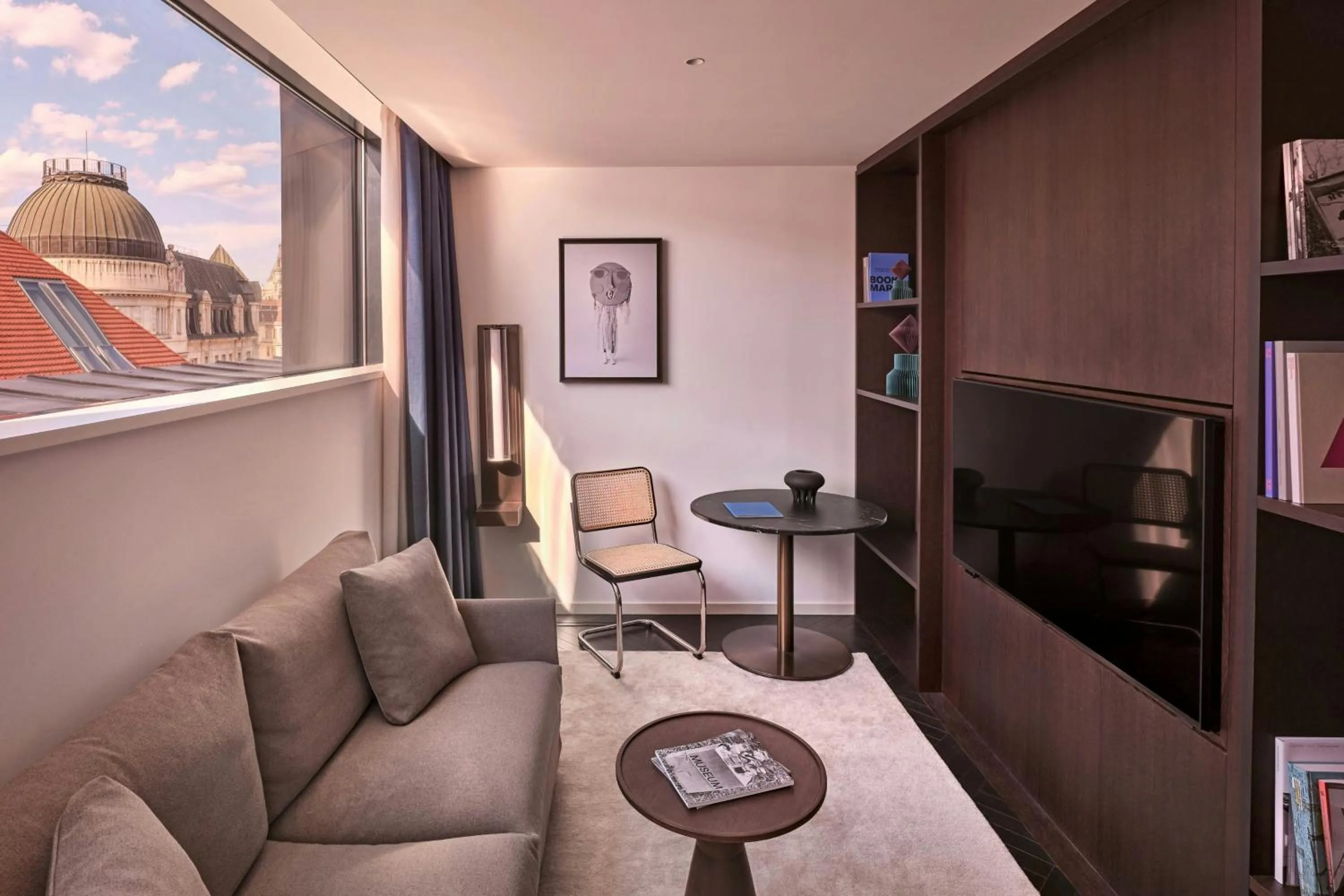 Bedroom in Dorothea Hotel, Budapest, Autograph Collection